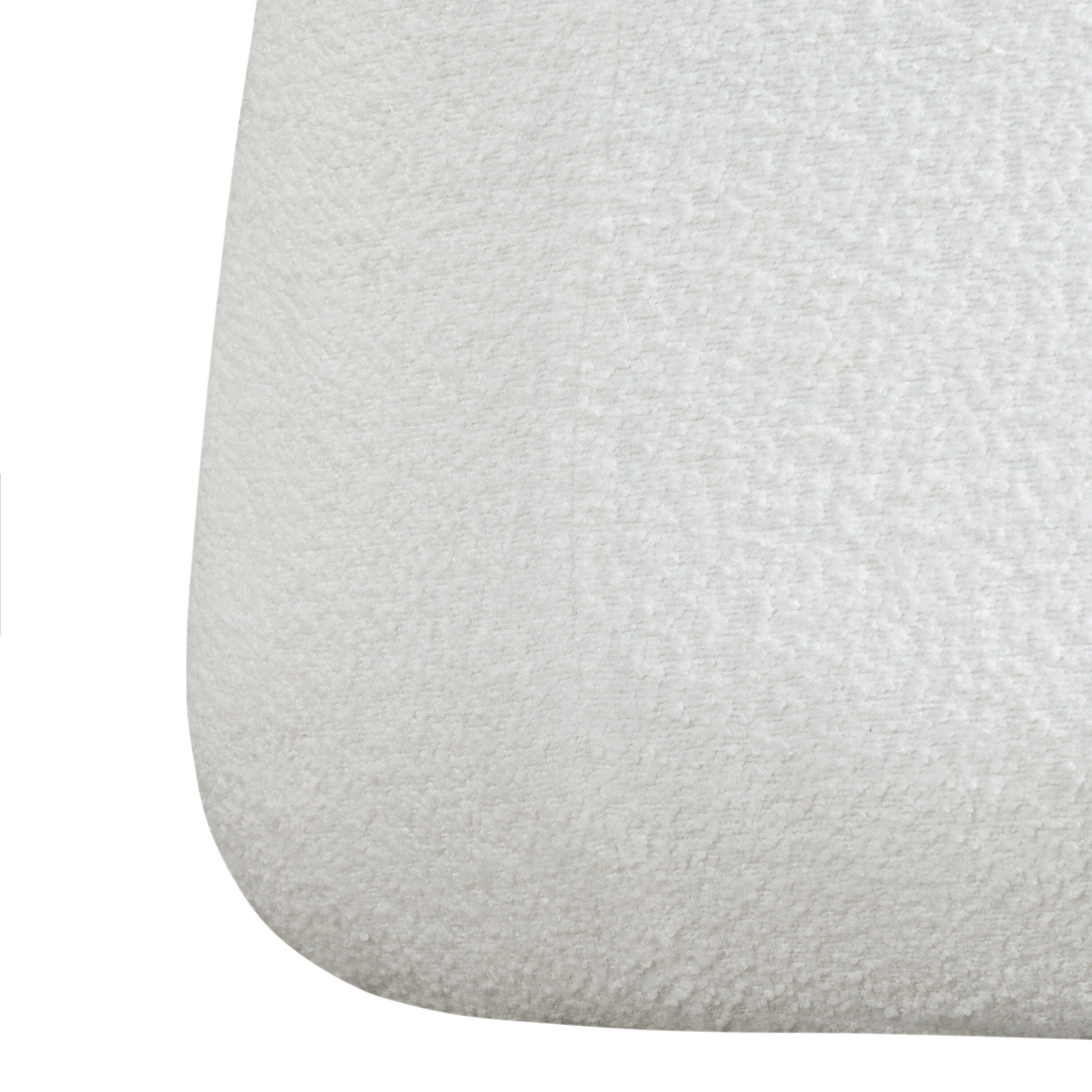 Studio Living Kendrick Ottoman, White, large