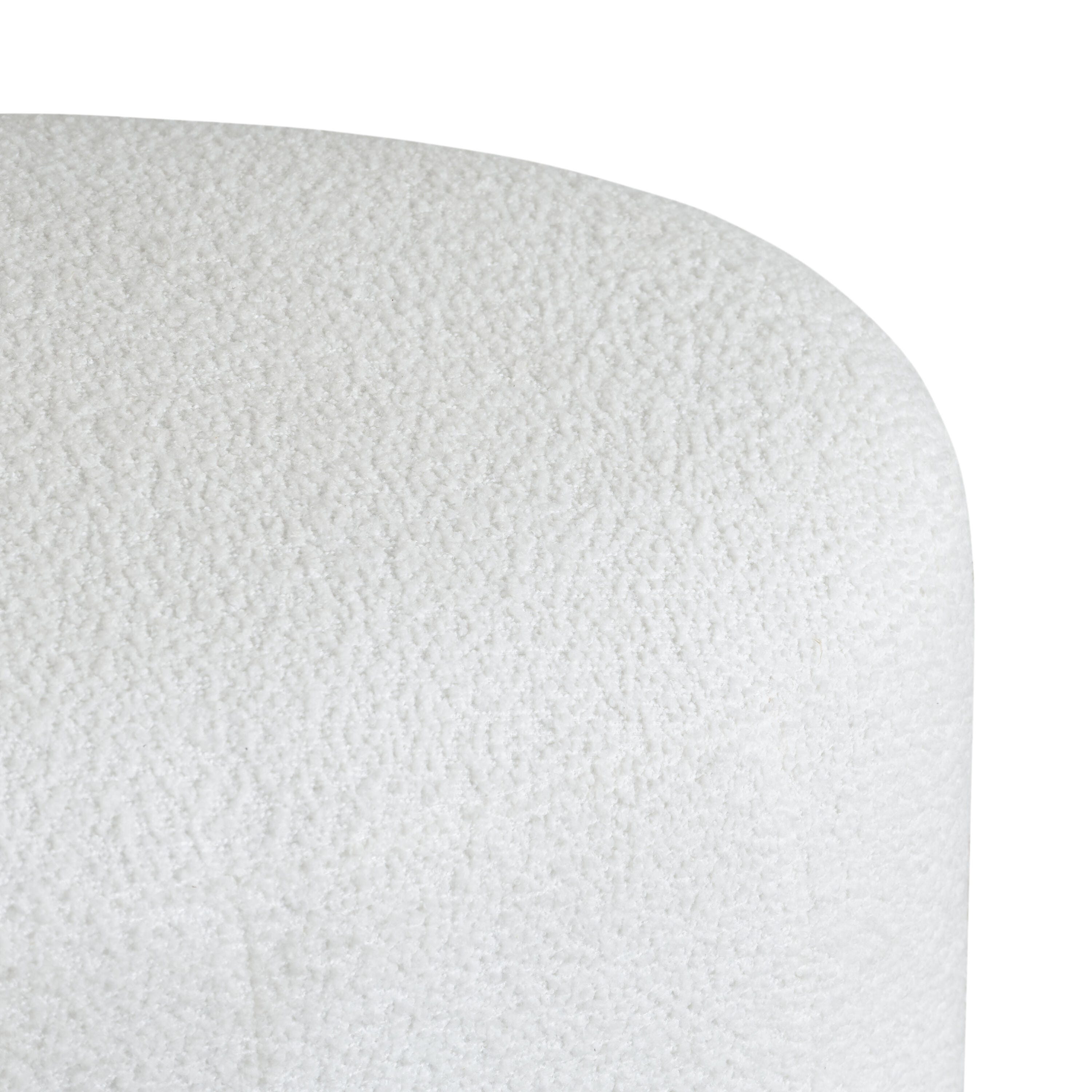 Studio Living Kendrick Ottoman, White, large