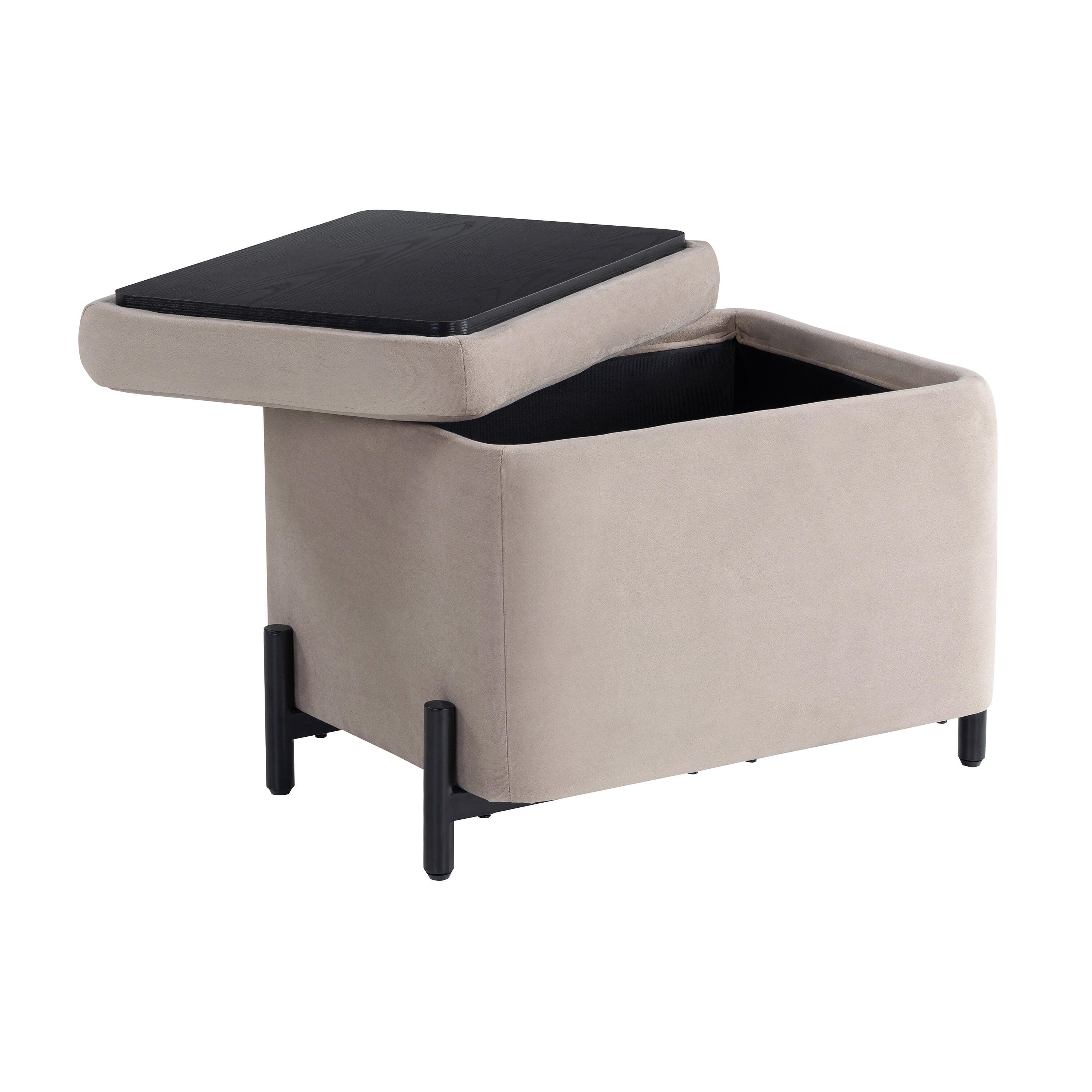 Studio Living Kensington Ottoman, Taupe, large