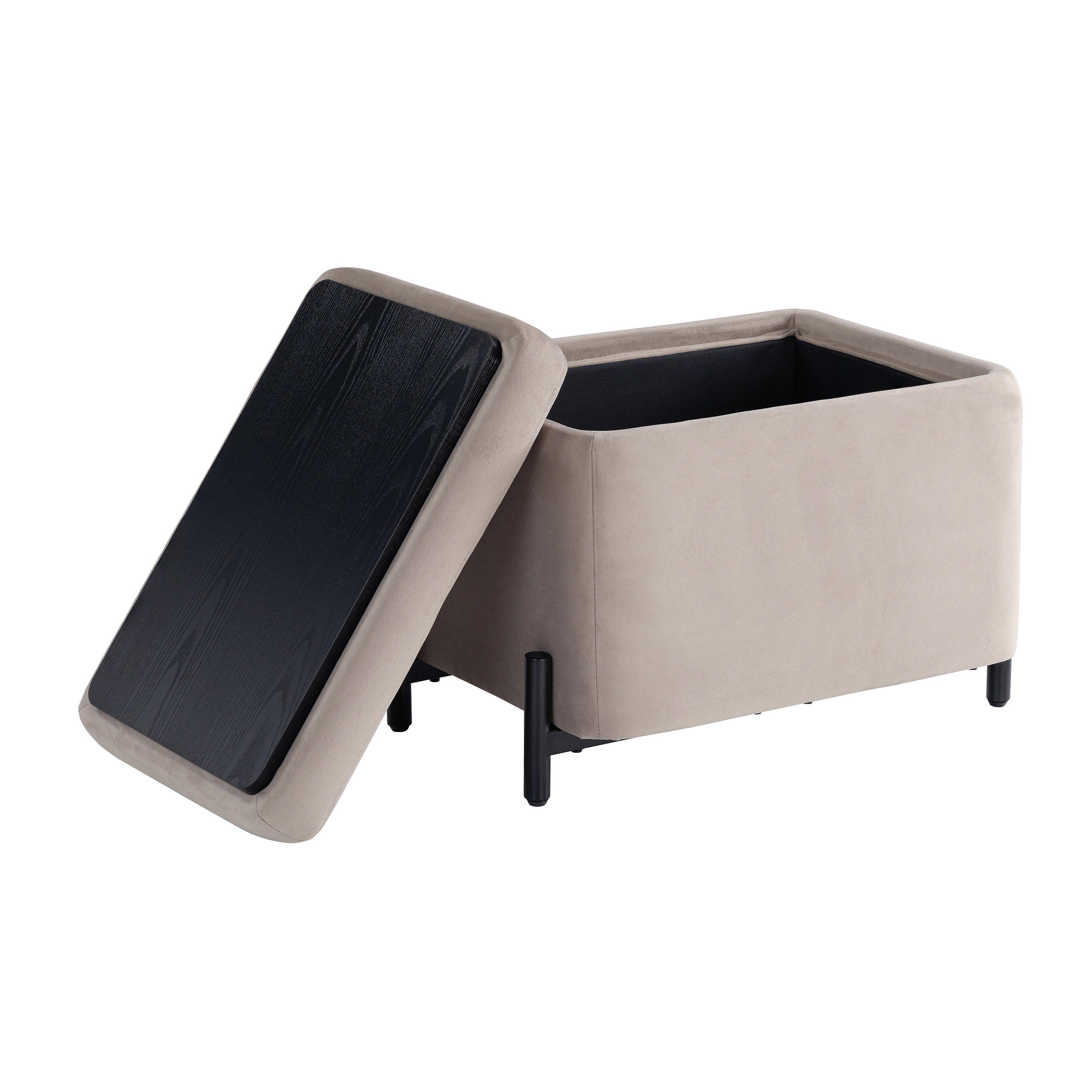 Studio Living Kensington Ottoman, Taupe, large