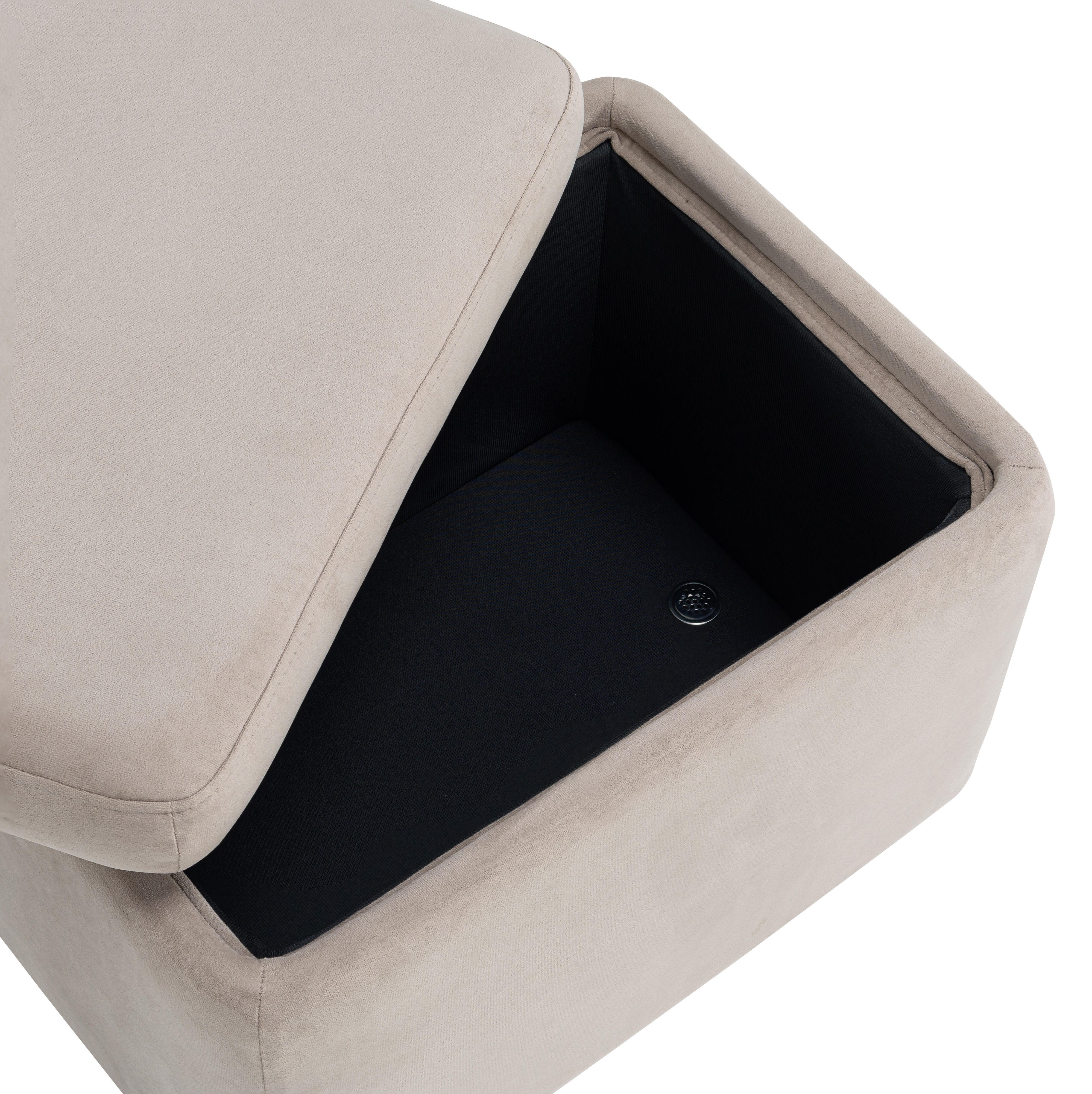 Studio Living Kensington Ottoman, Taupe, large