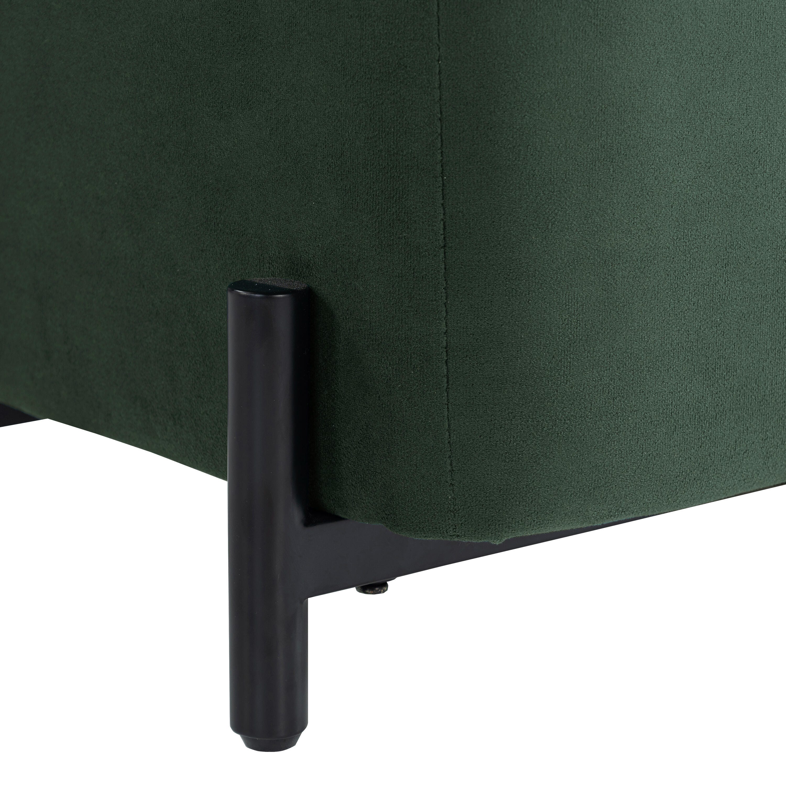 Studio Living Kensington Ottoman, Dark Green, large