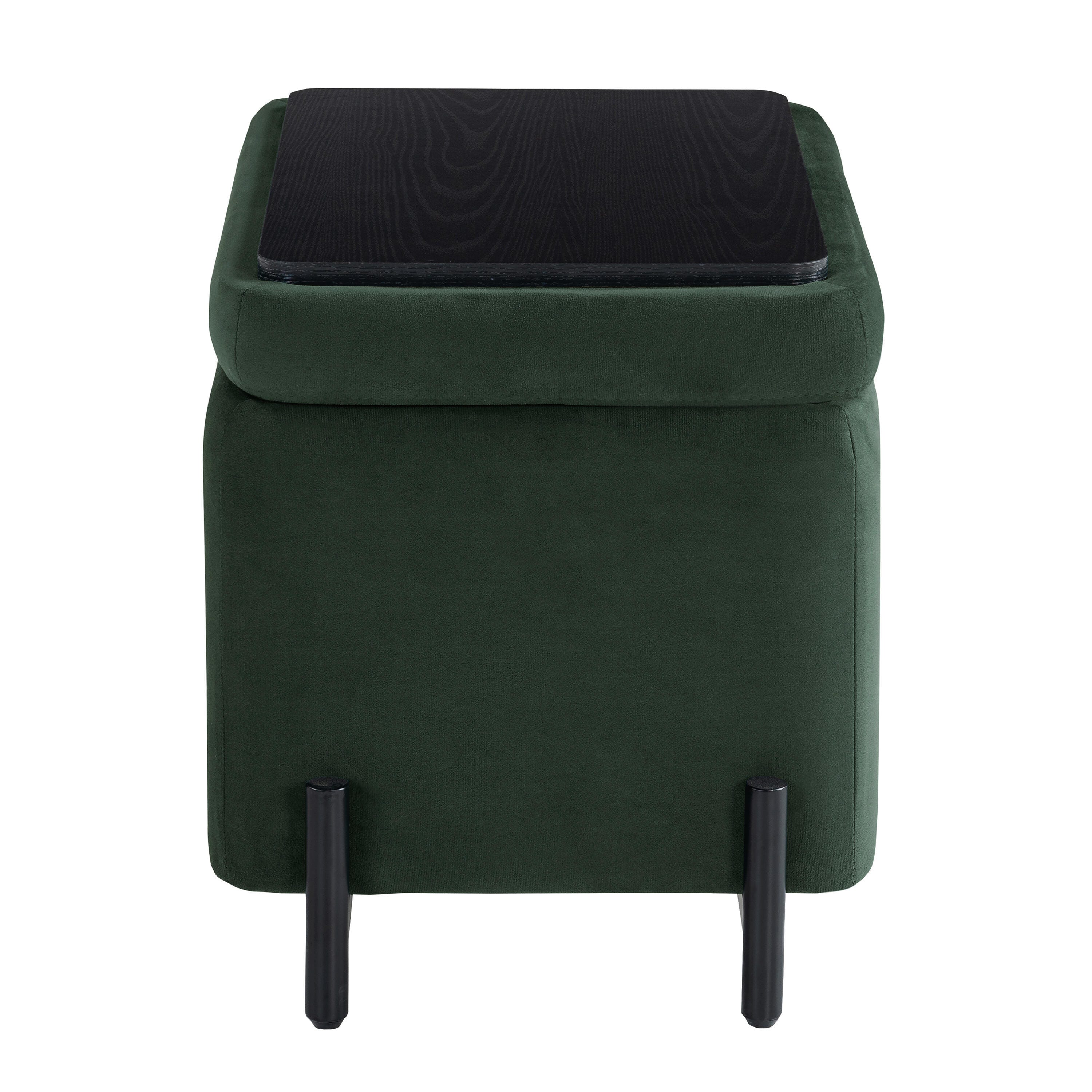 Studio Living Kensington Ottoman, Dark Green, large