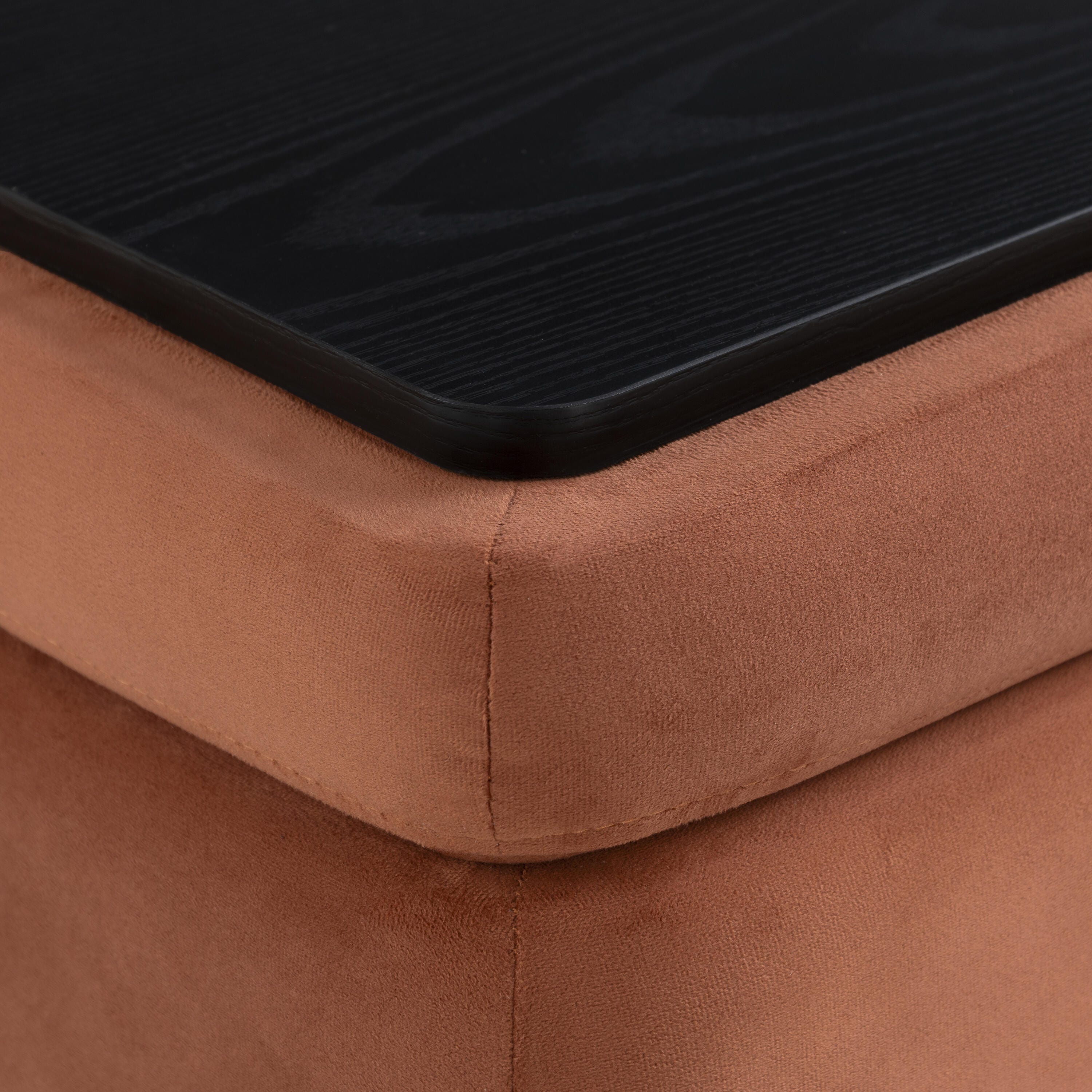 Studio Living Kensington Ottoman, Orange, large