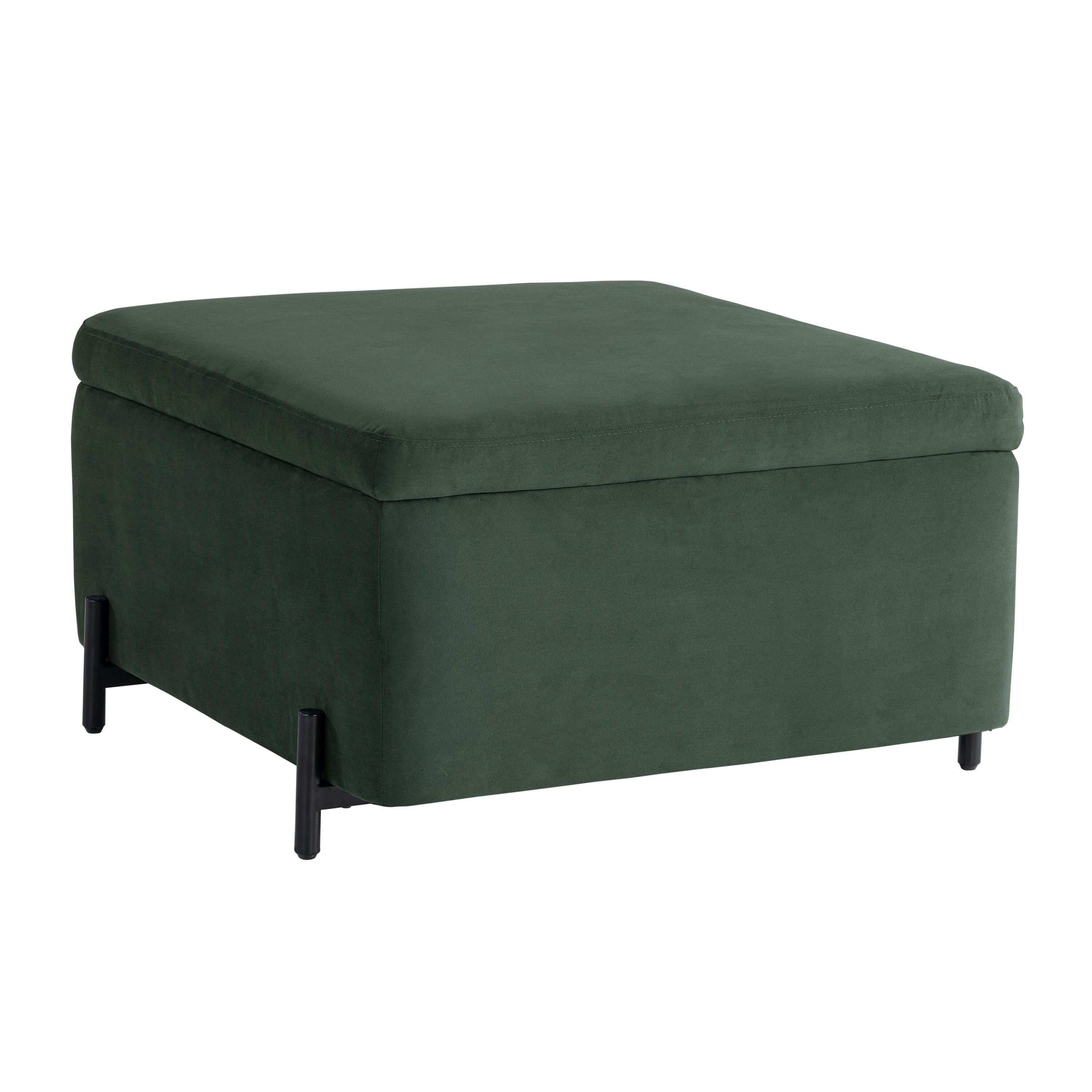 Studio Living Kensington Ottoman, Green, large