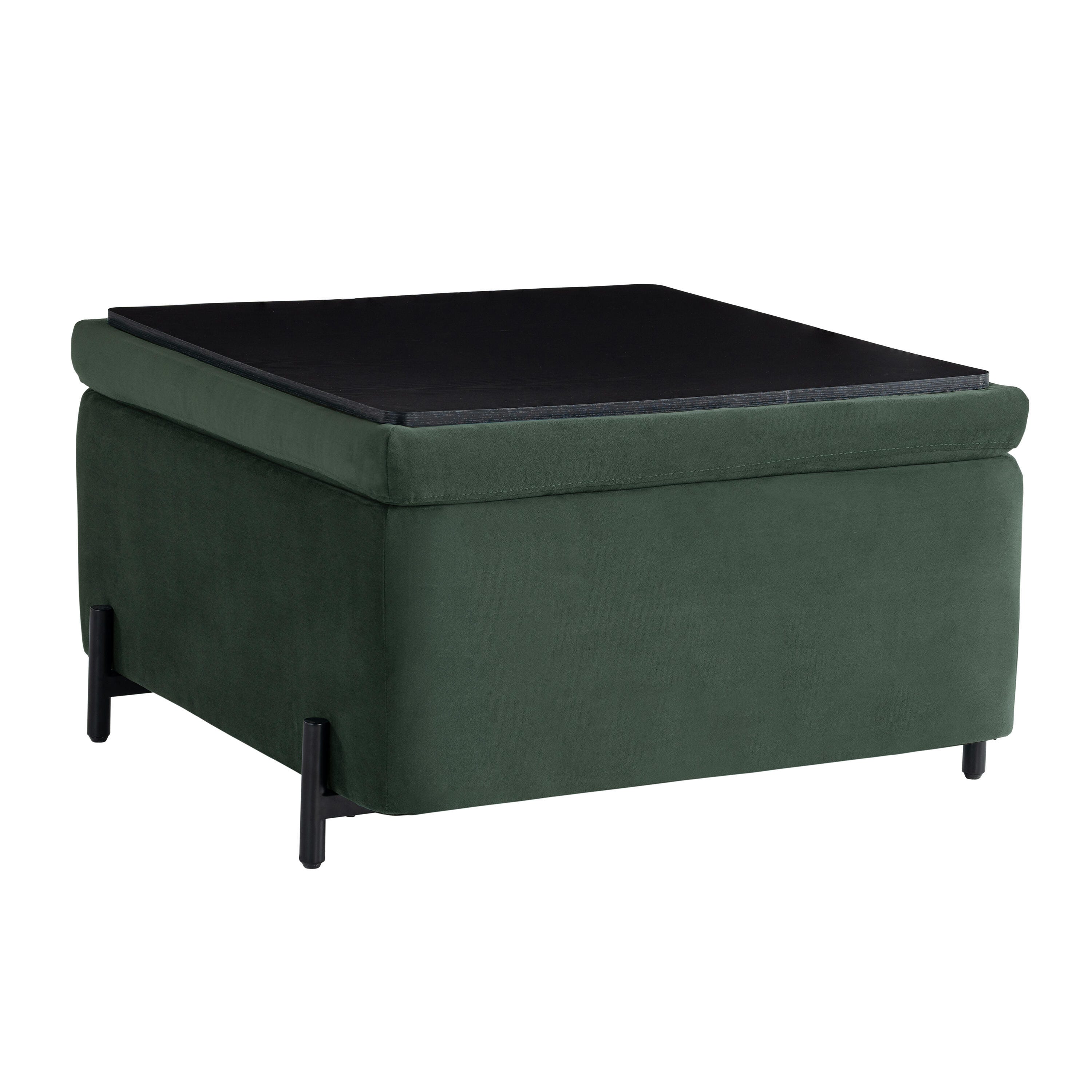 Studio Living Kensington Ottoman, Green, large