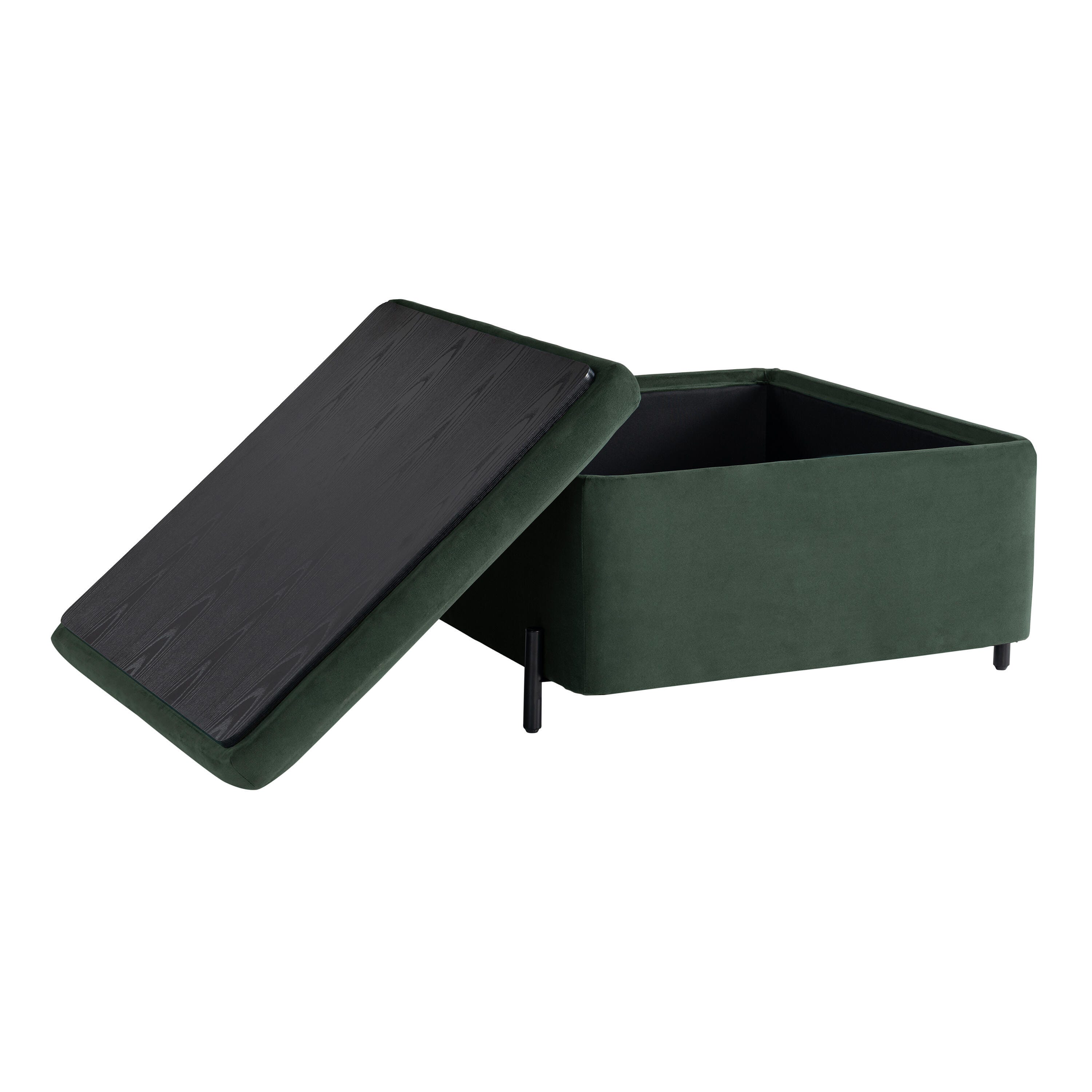 Studio Living Kensington Ottoman, Green, large