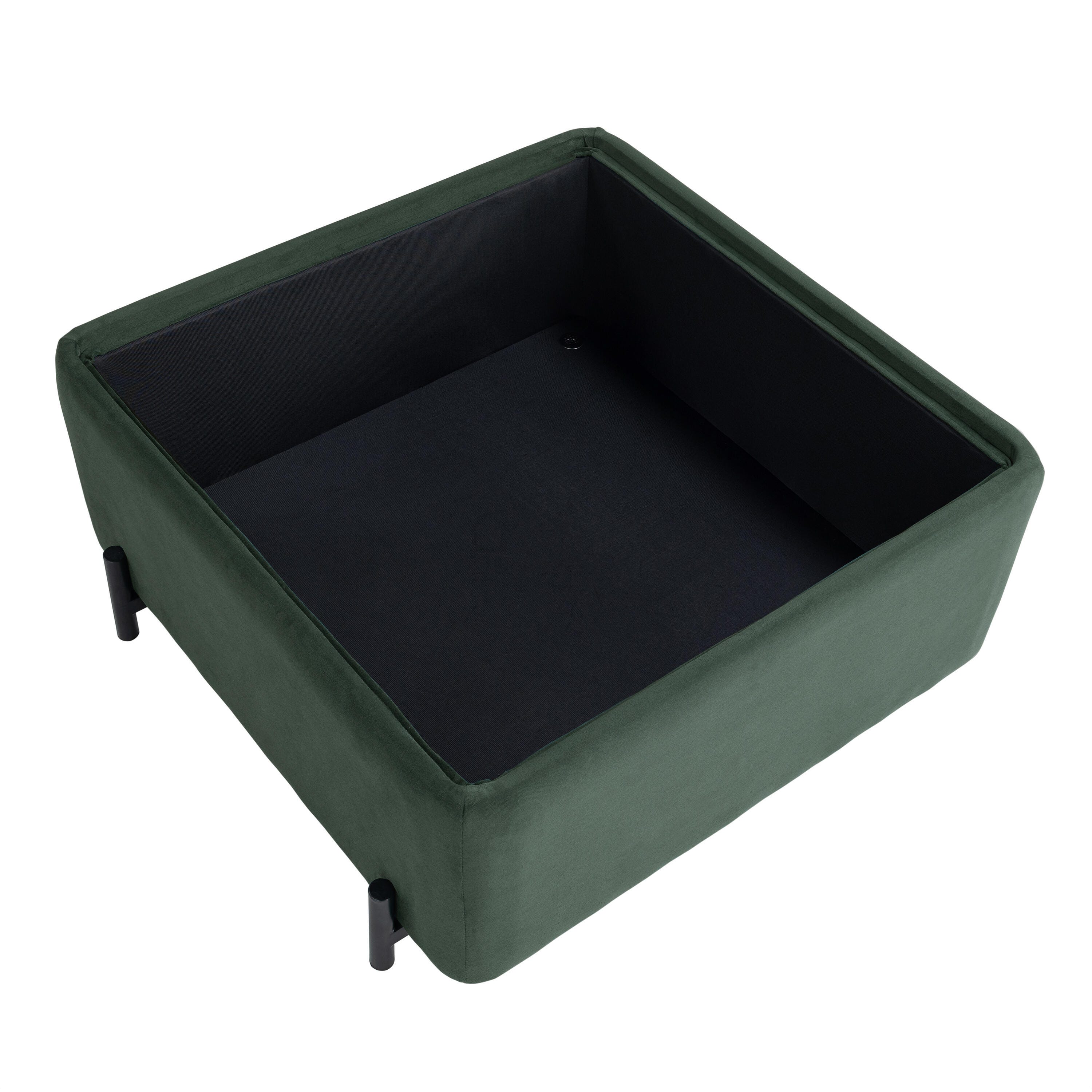 Studio Living Kensington Ottoman, Green, large