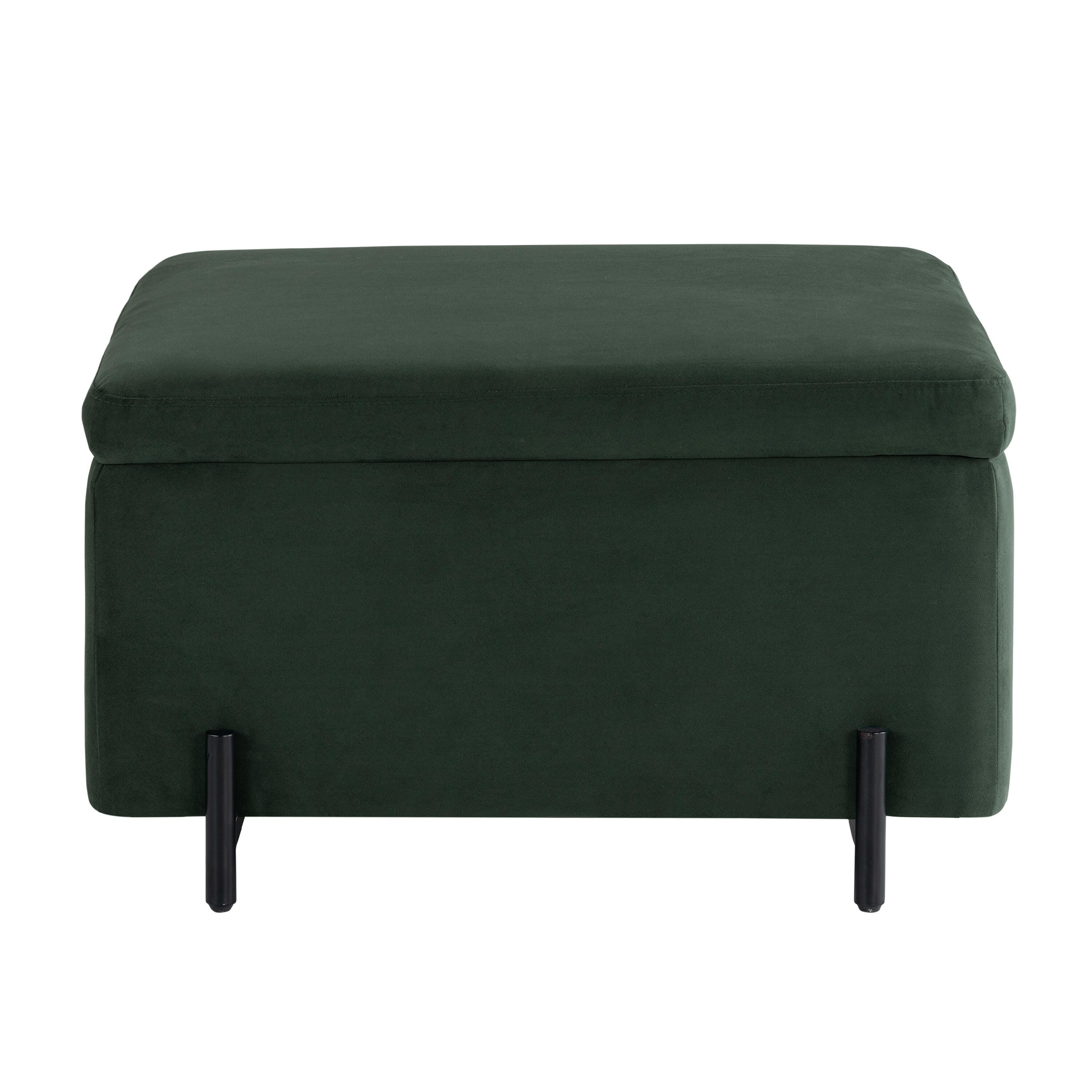 Studio Living Kensington Ottoman, Green, large