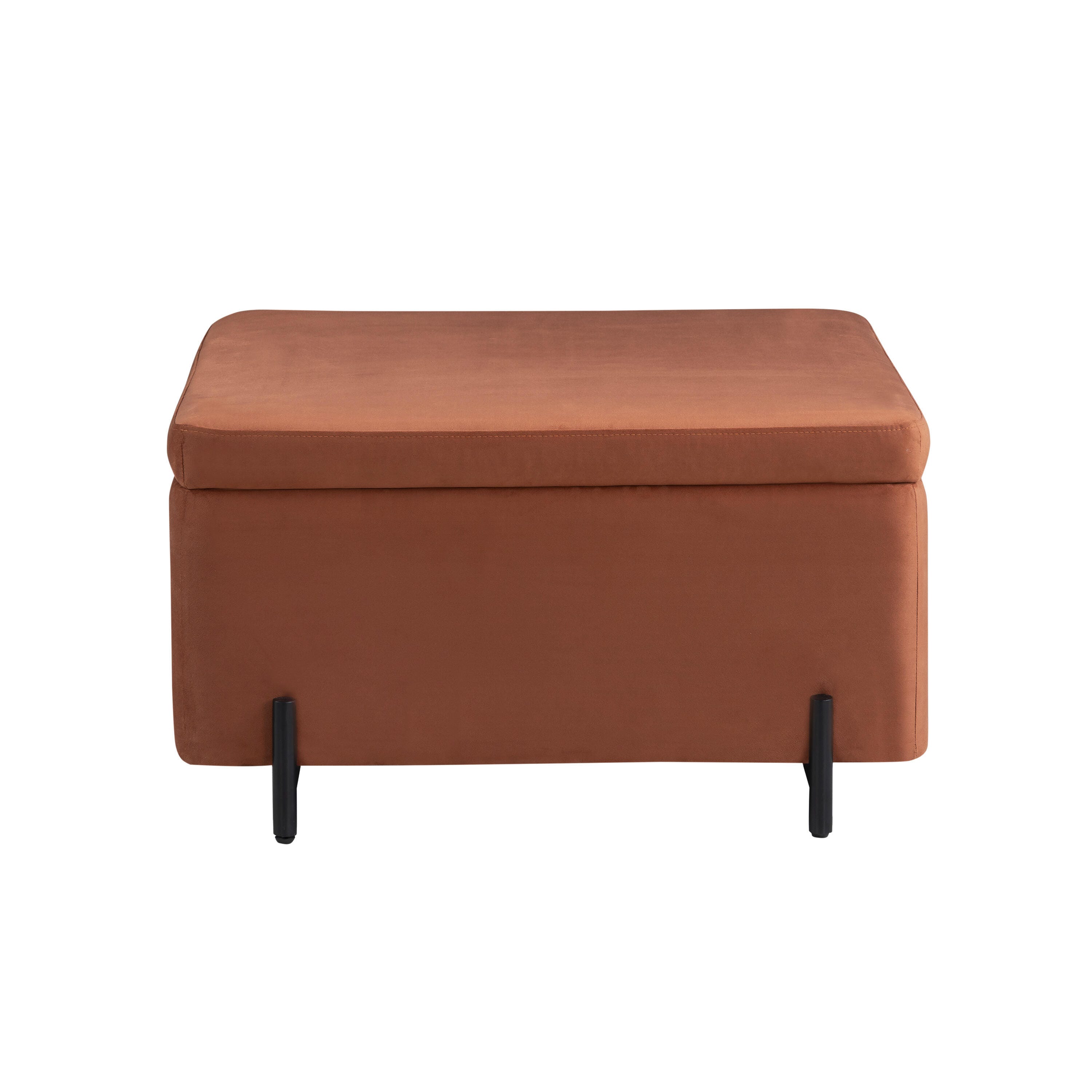 Studio Living Kensington Ottoman, Rust, large