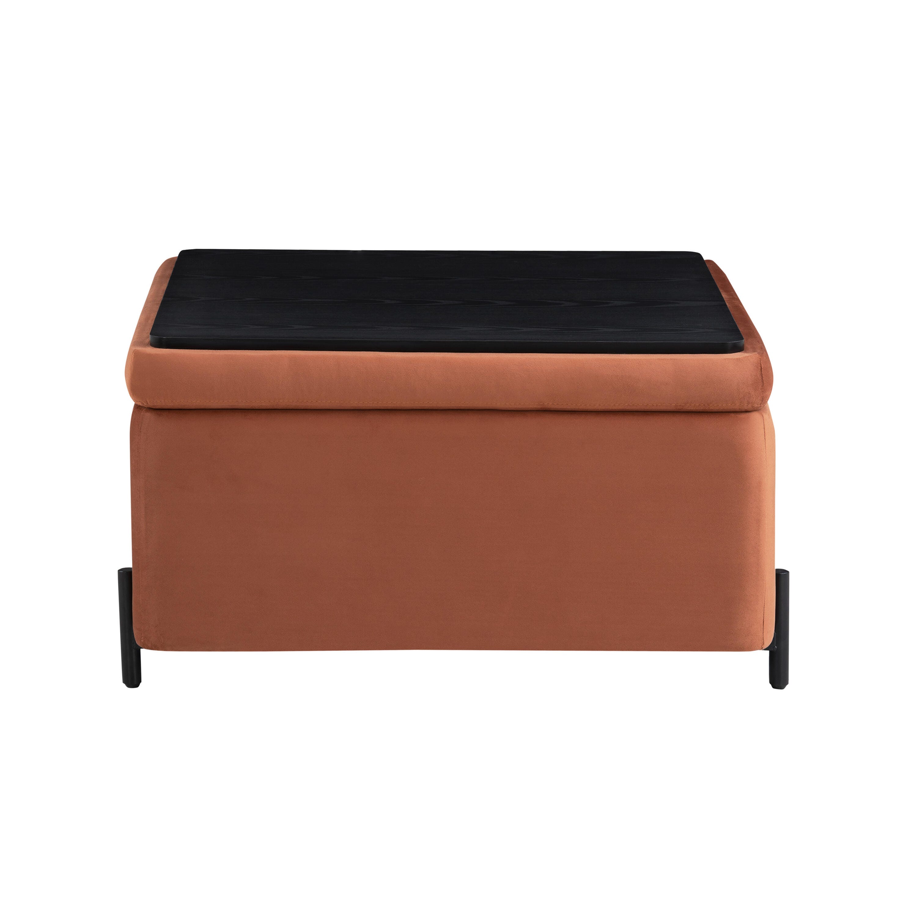 Studio Living Kensington Ottoman, Rust, large