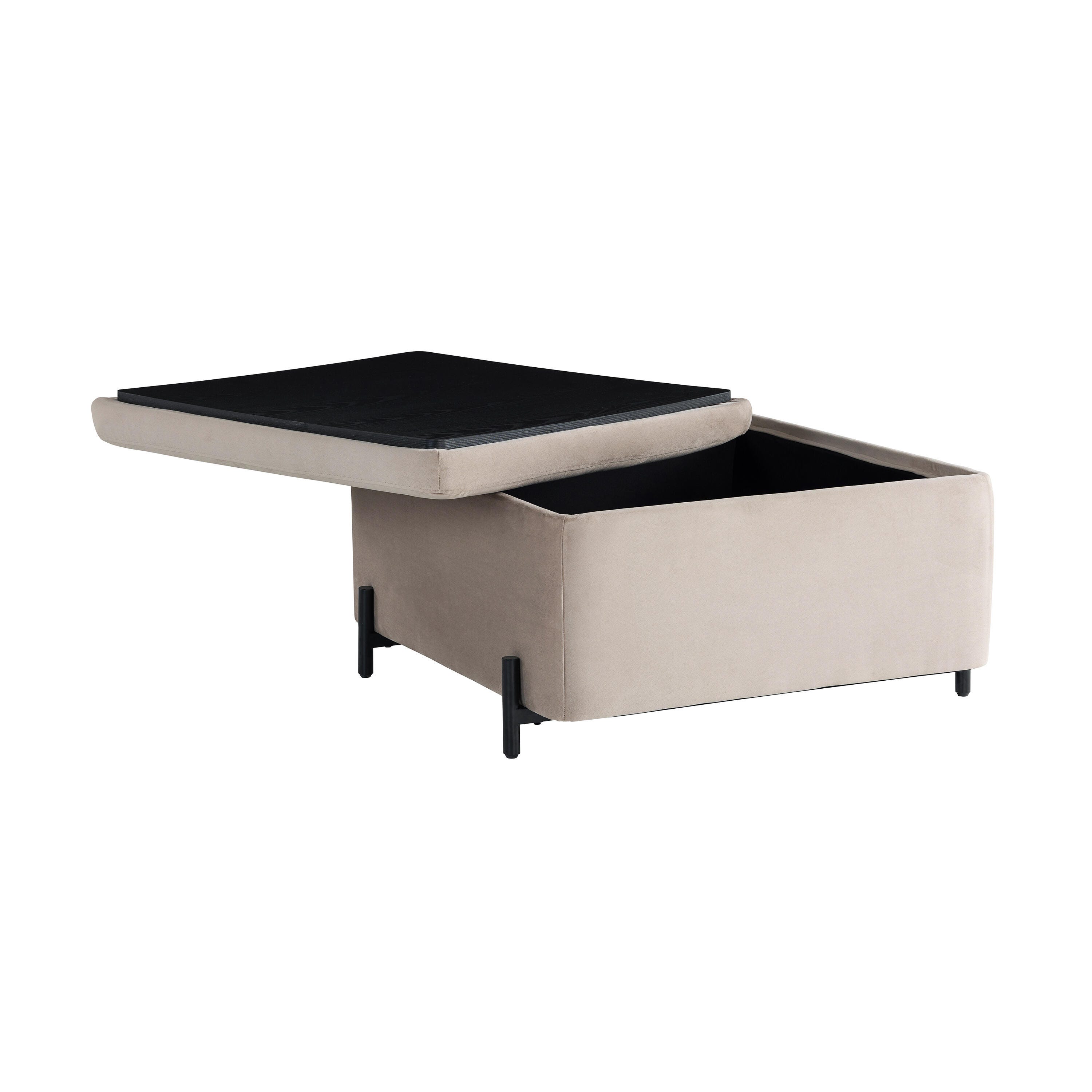 Studio Living Kensington Ottoman, Beige, large