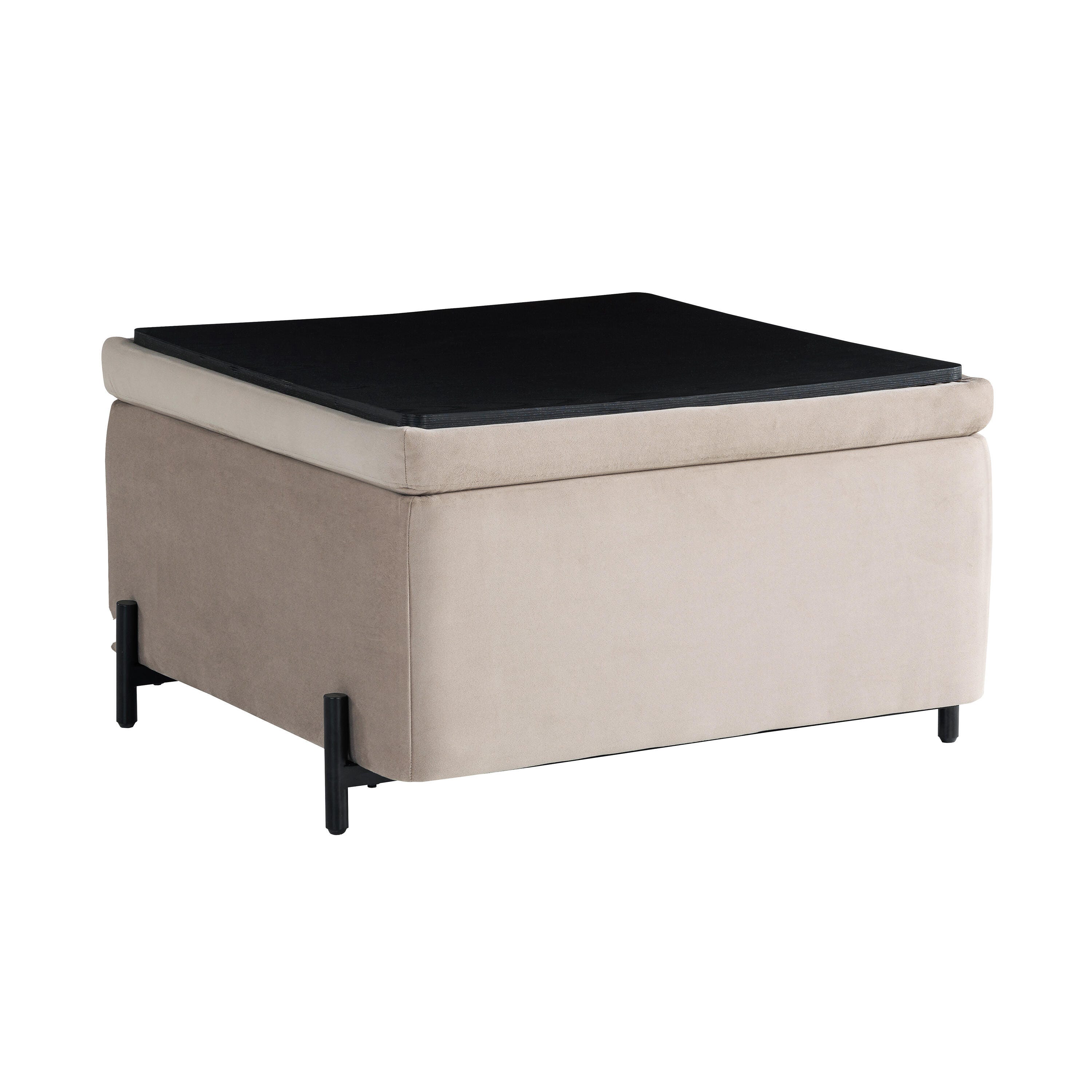 Studio Living Kensington Ottoman, Beige, large