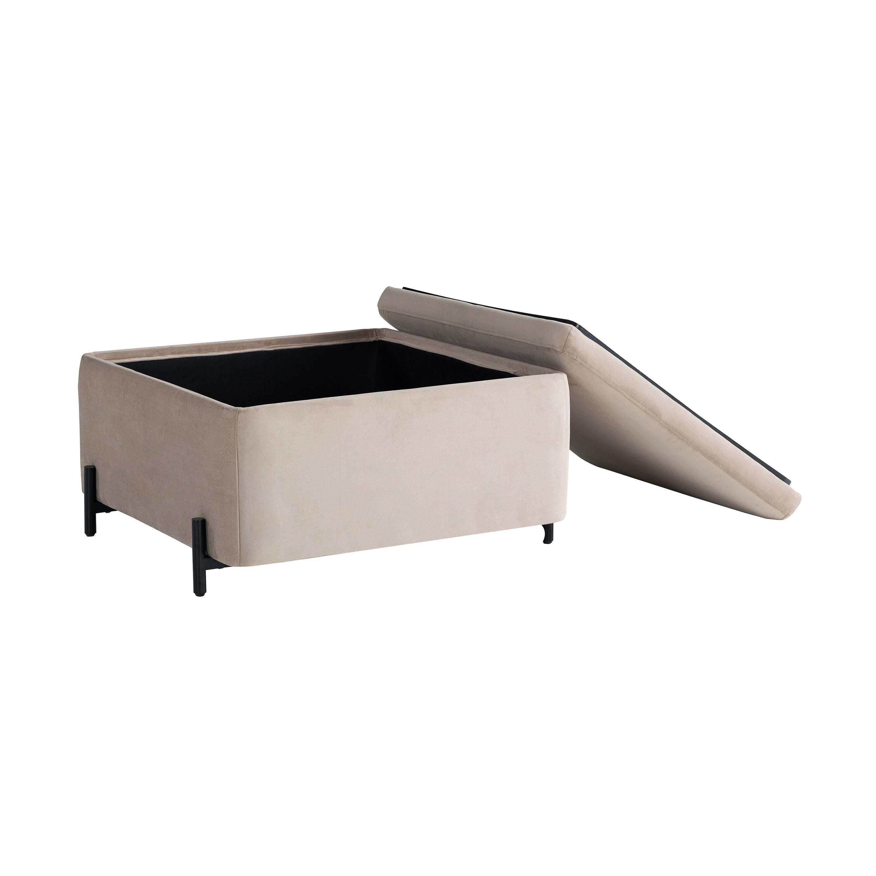 Studio Living Kensington Ottoman, Beige, large