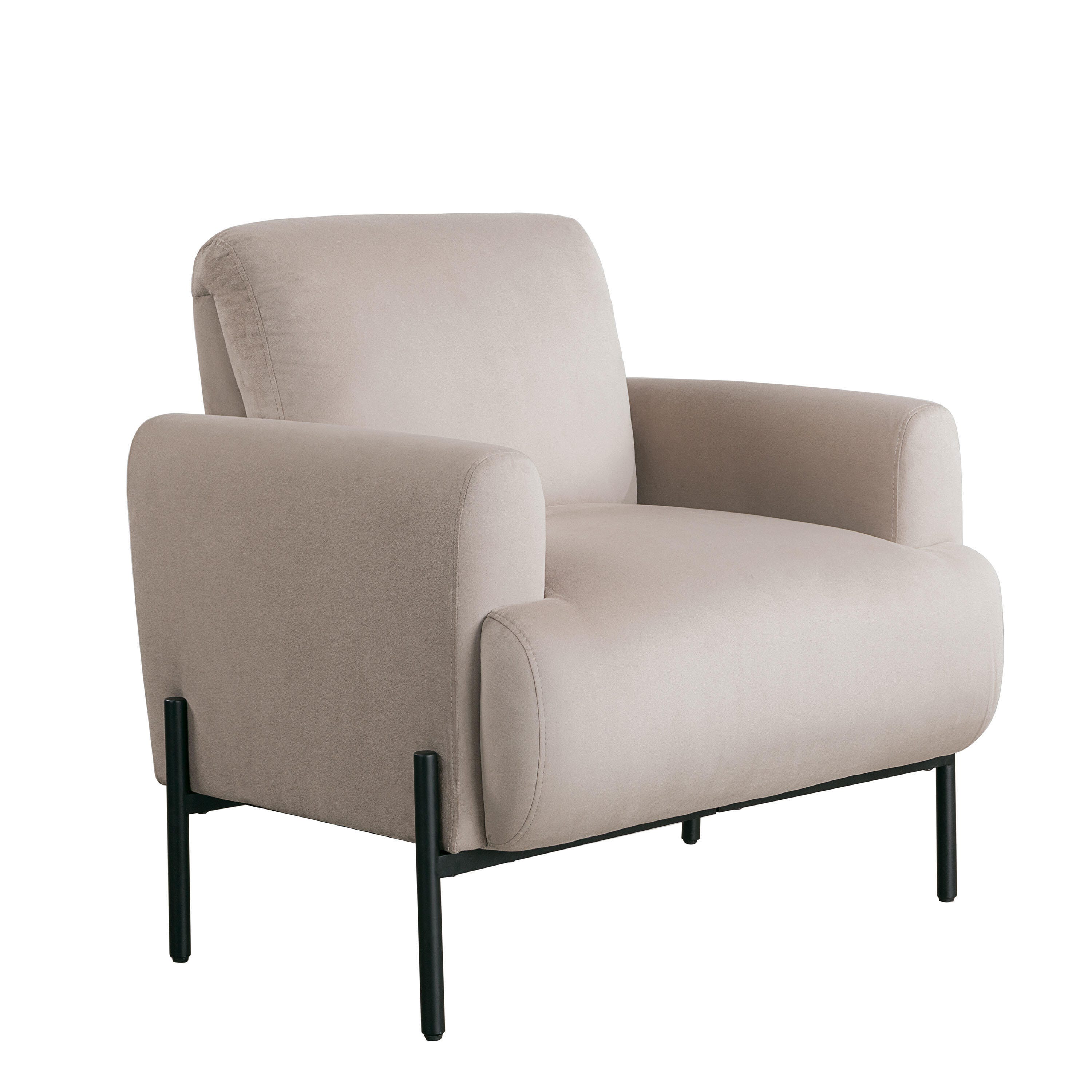 Studio Living Kensington Accent Chair, Taupe, large