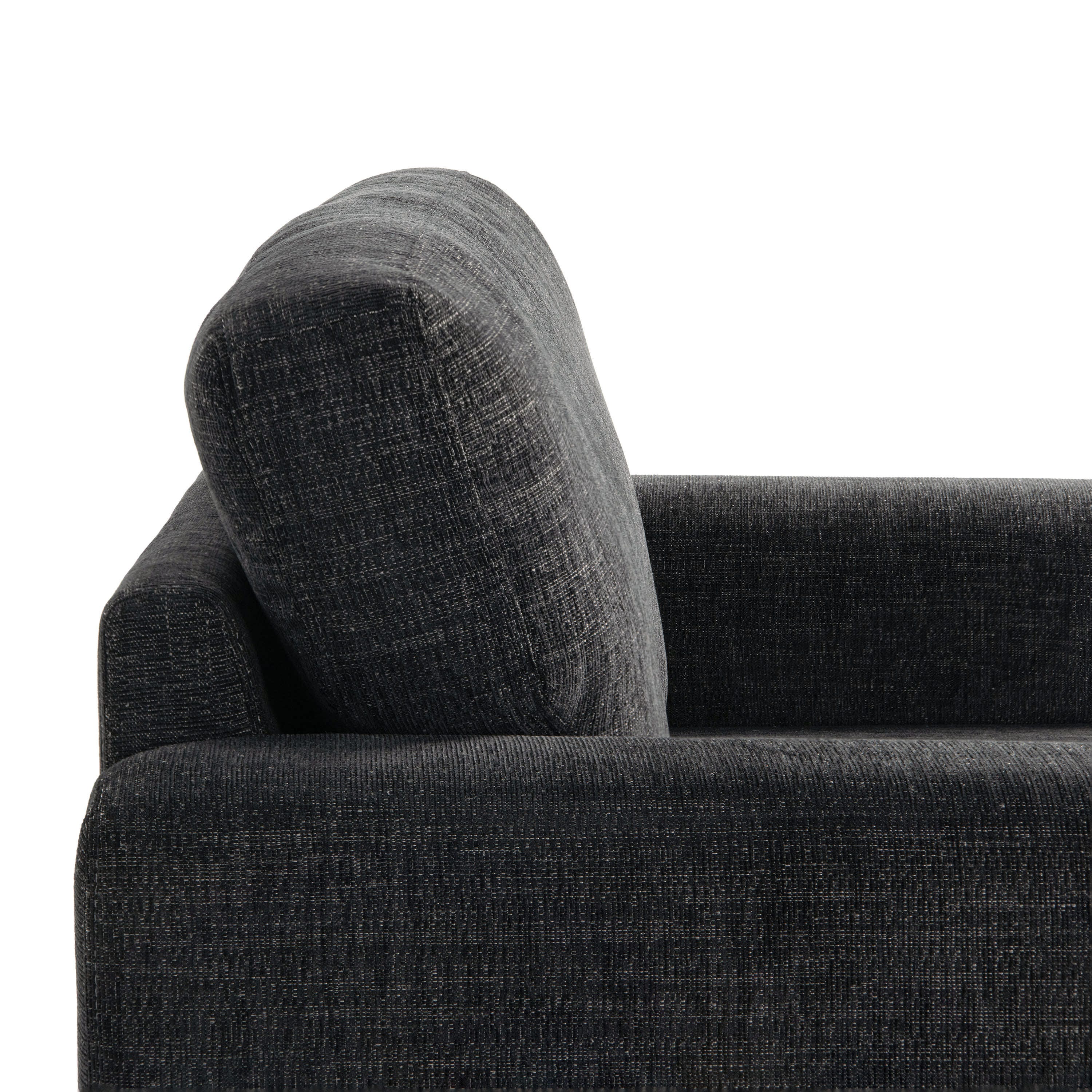 Studio Living Morgan Accent Chair, Black, large