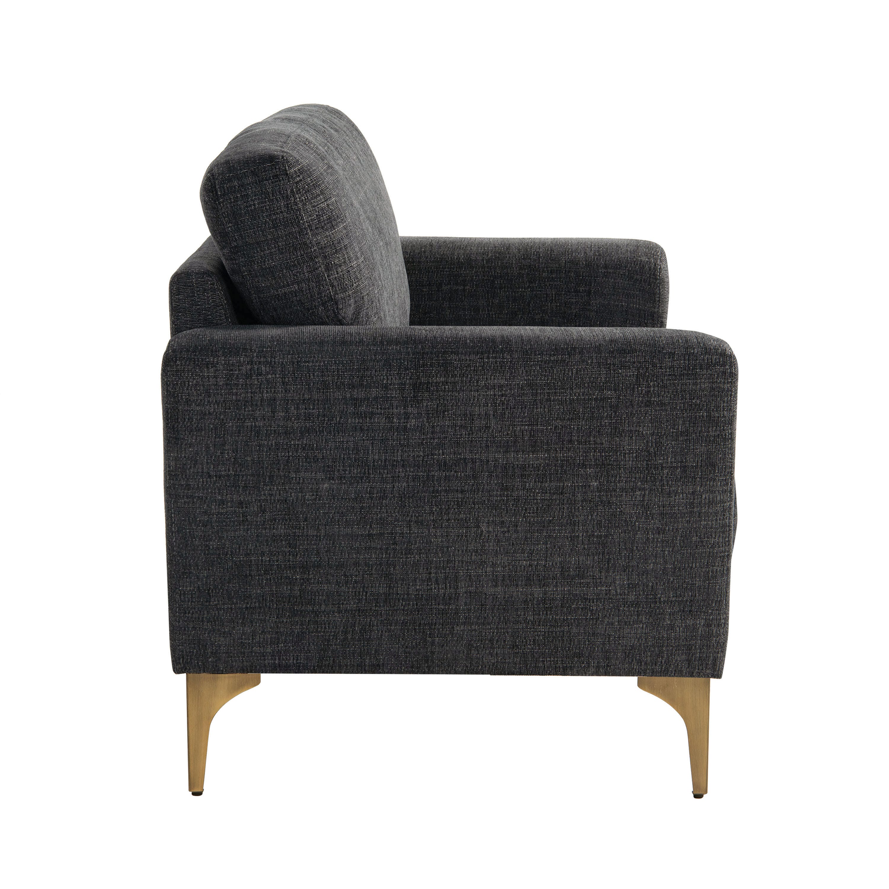 Studio Living Morgan Accent Chair, Black, large