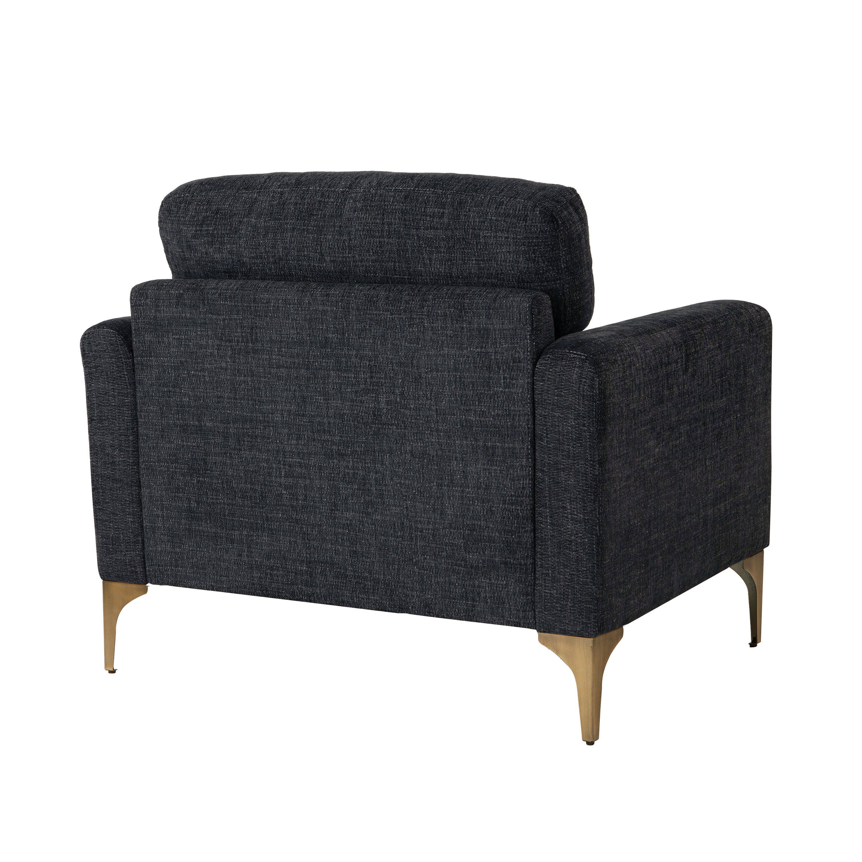 Studio Living Morgan Accent Chair, Black, large