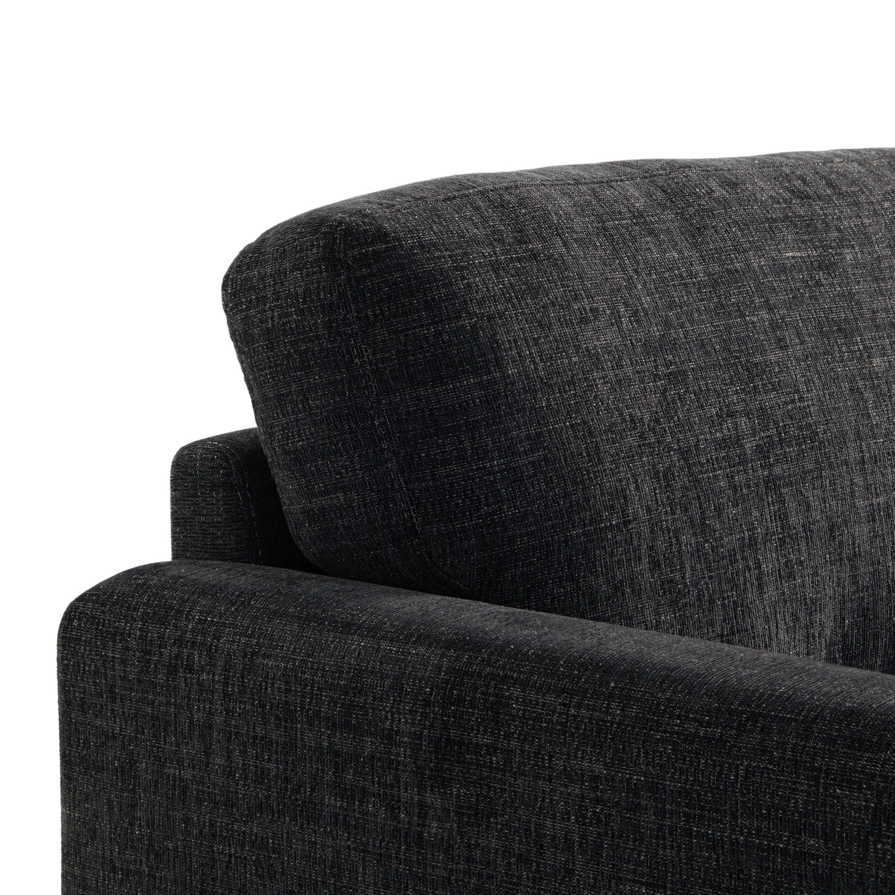 Studio Living Morgan Accent Chair, Black, large