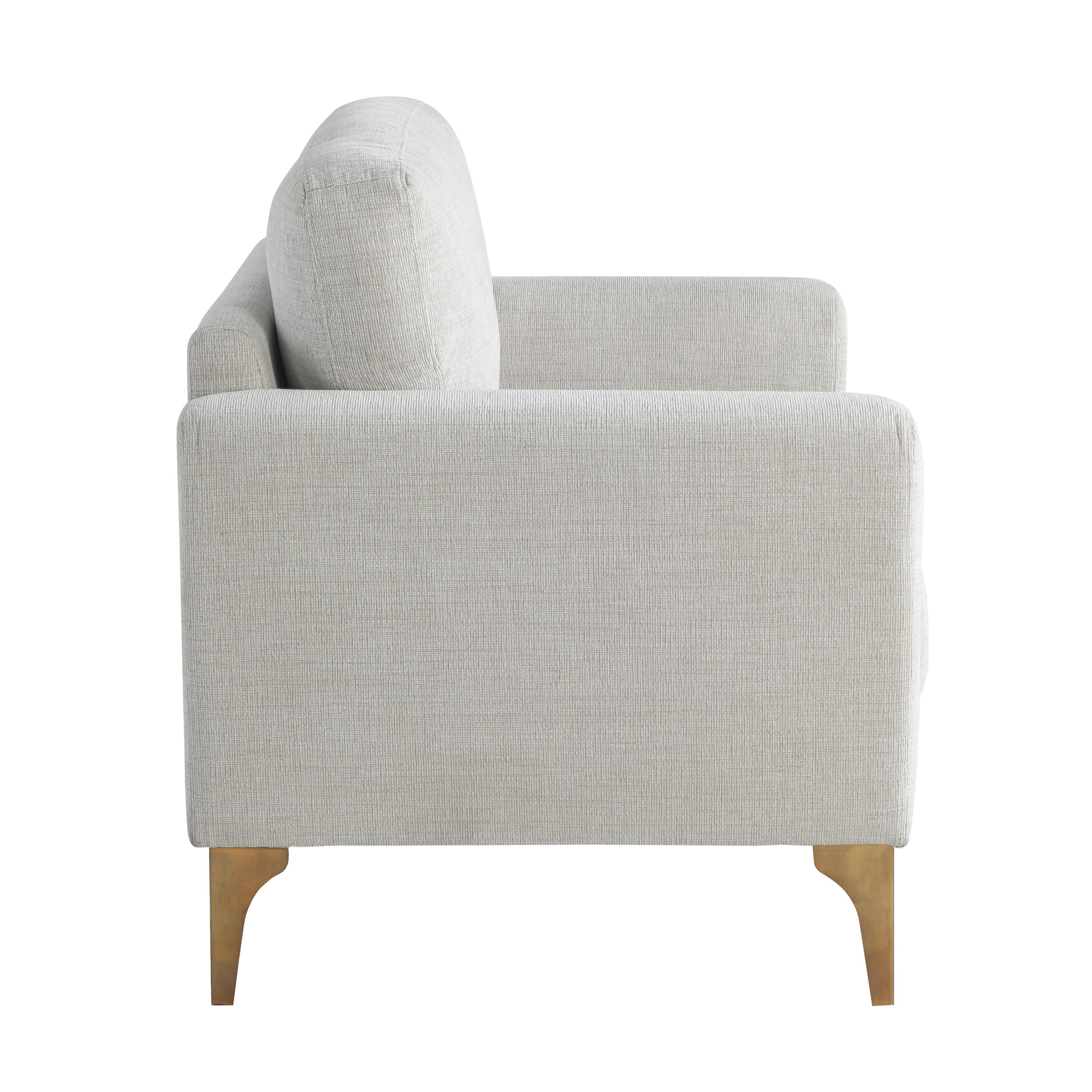 Studio Living Morgan Accent Chair, Ivory, large