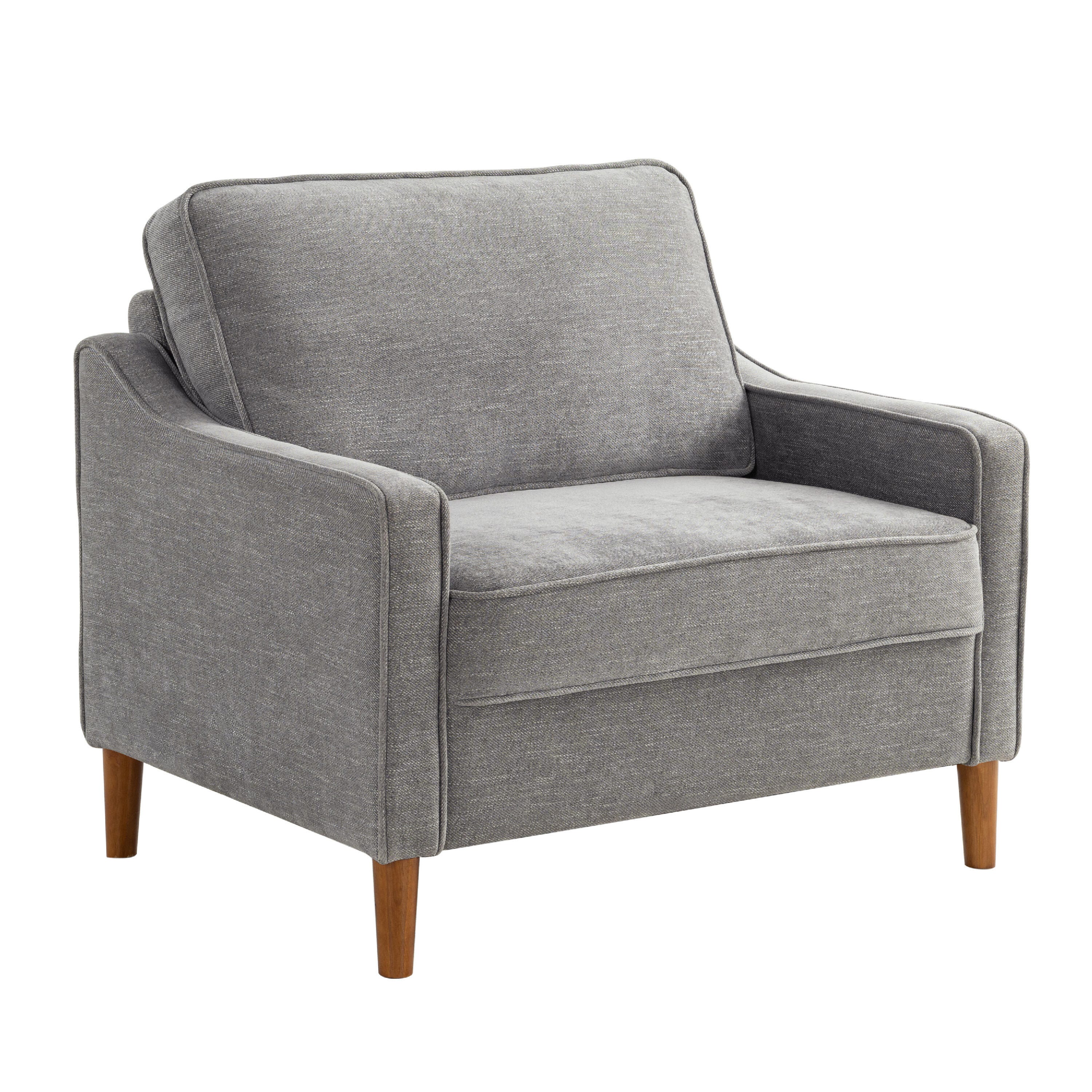 Studio Living Santiago Accent Chair, Gray, large