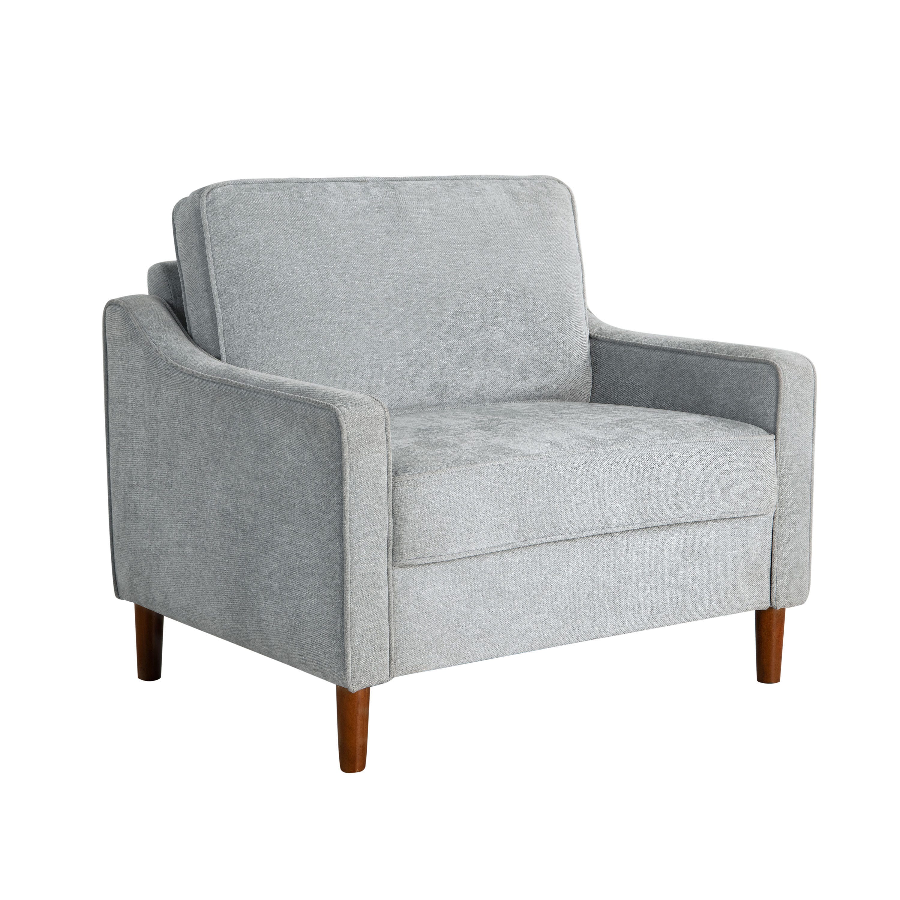 Studio Living Santiago Accent Chair, Light Gray, large