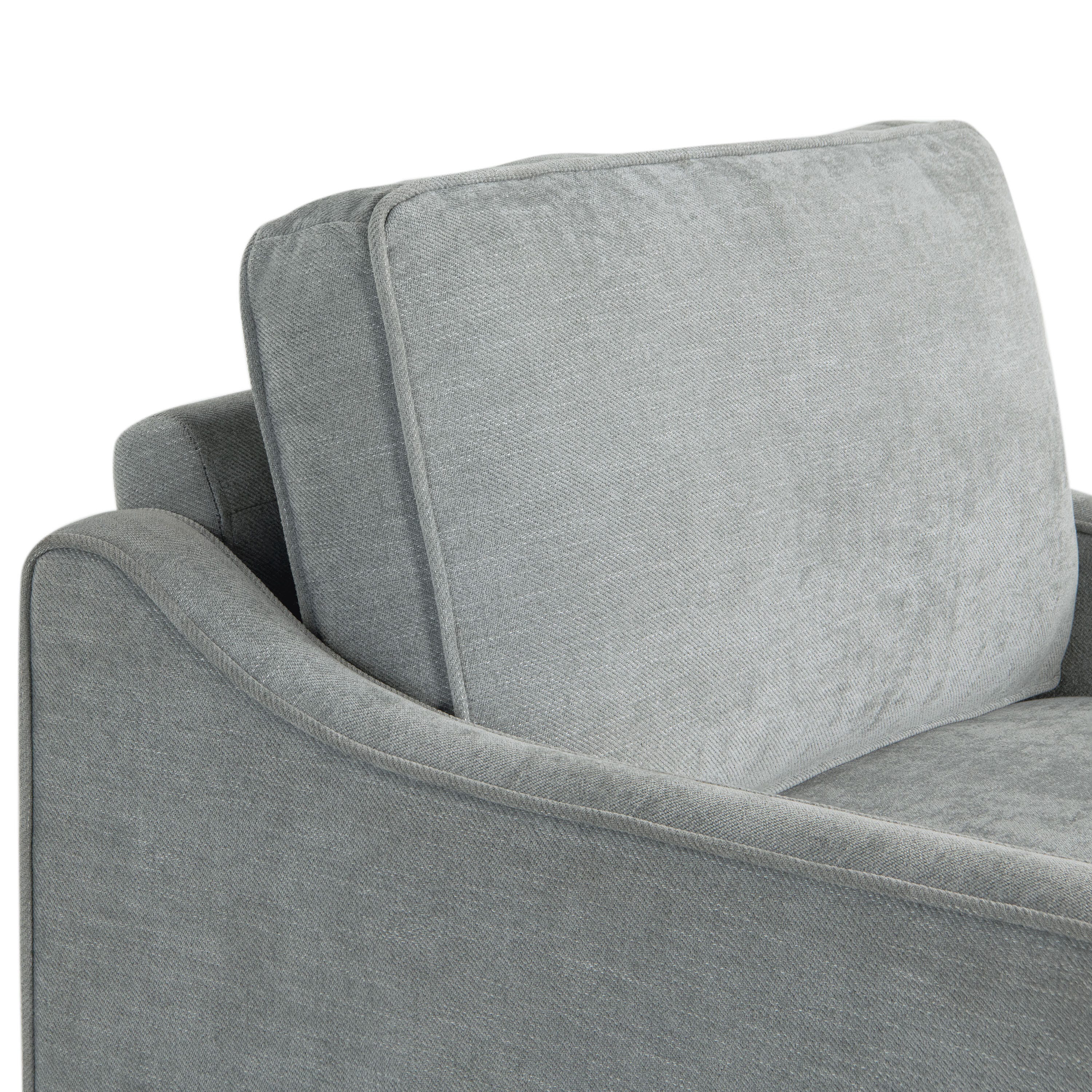 Studio Living Santiago Accent Chair, Light Gray, large