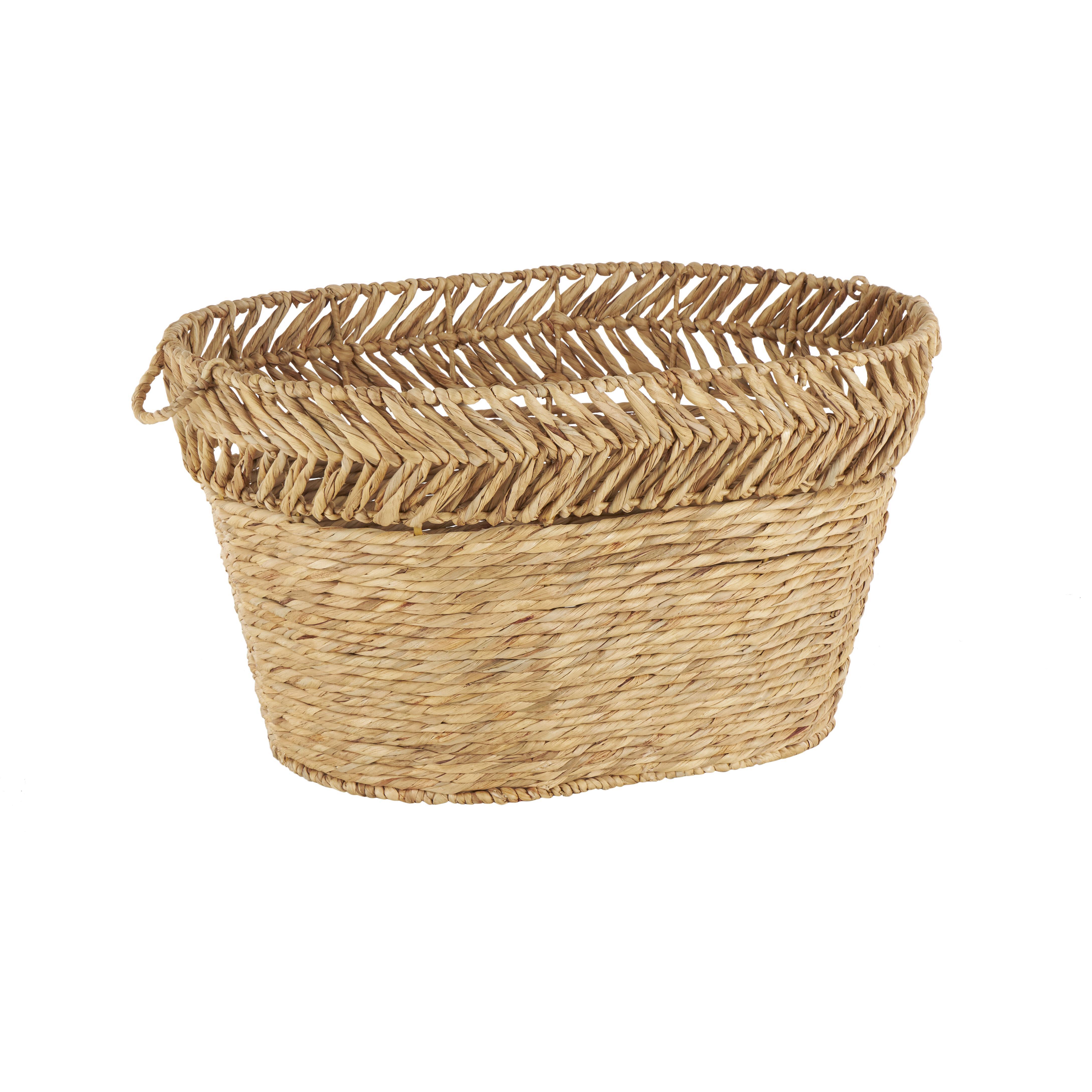 Bayberry Lane Oval Storage Basket, , large