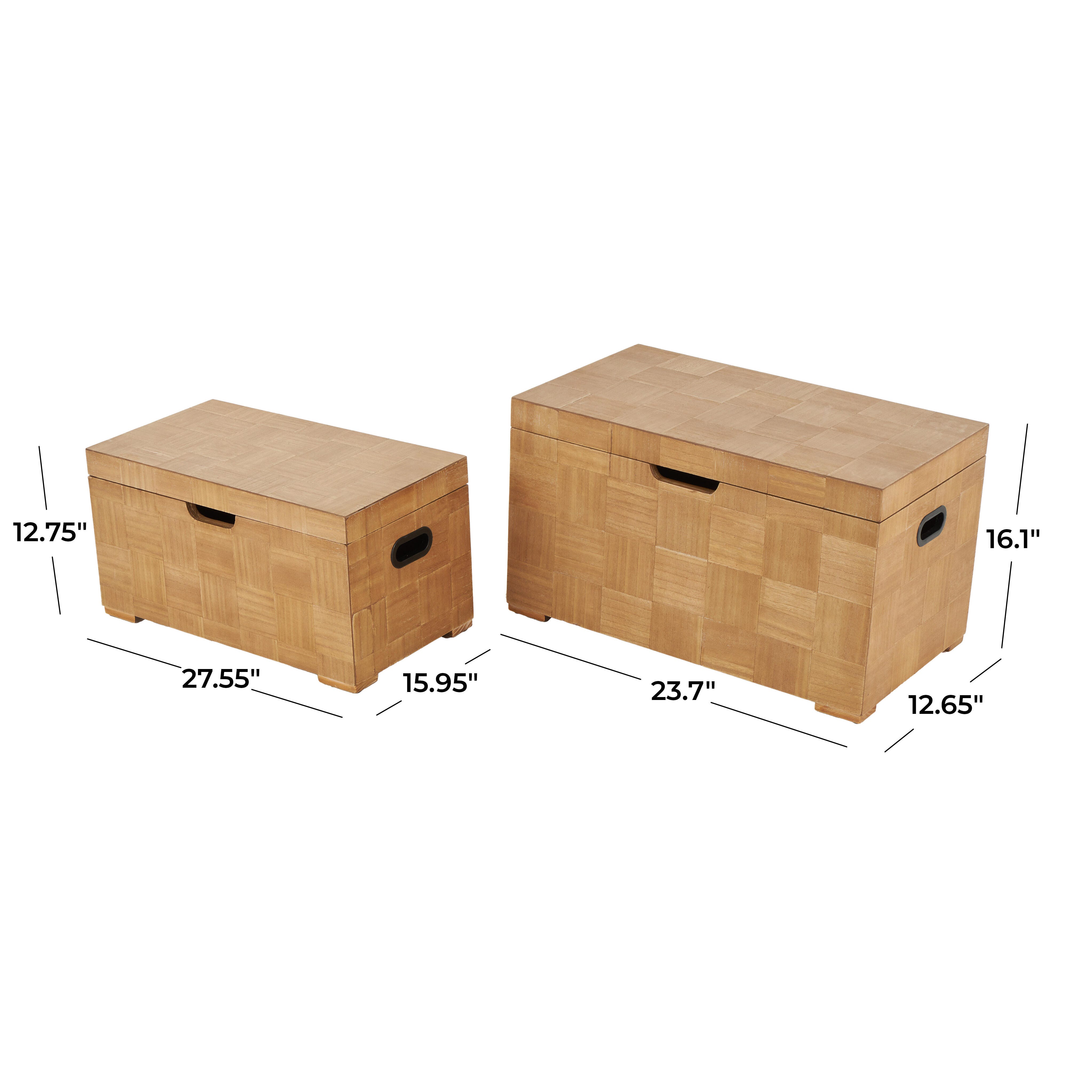 Bayberry Lane Decorative Trunk (Set of 2), , large