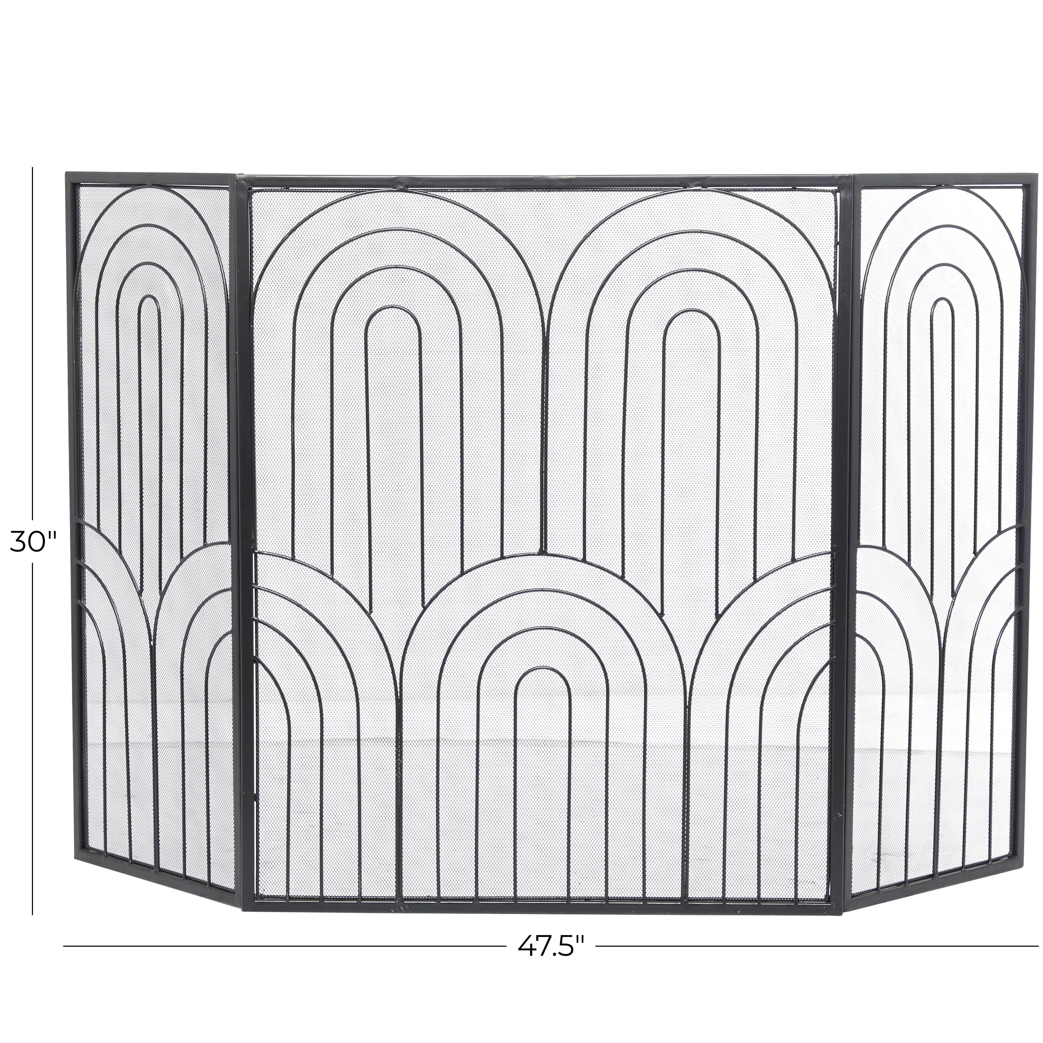 Bayberry Lane 48" x 30" Decorative Fireplace Screen, , large