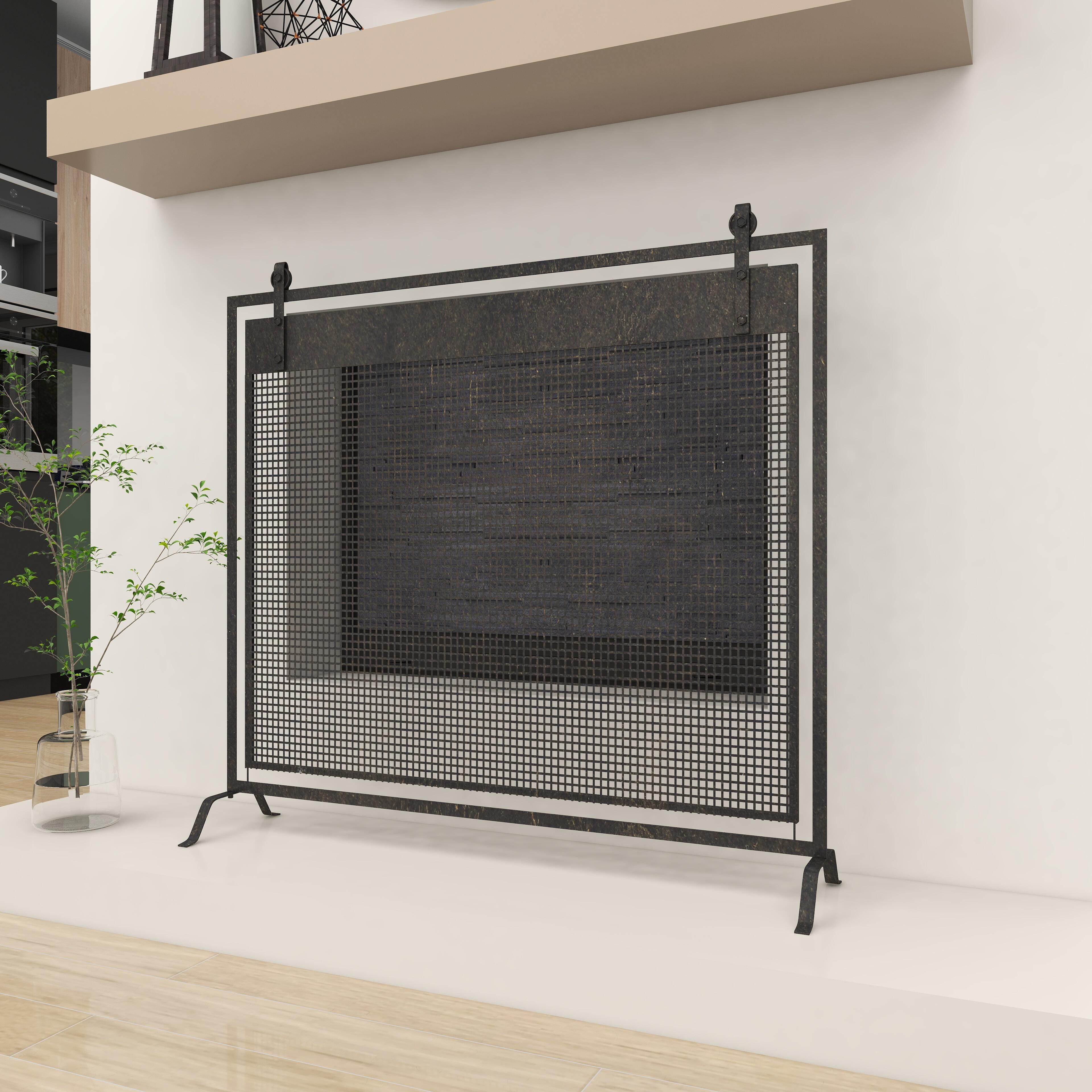 Bayberry Lane 38" x 35" Fireplace Screen, , large