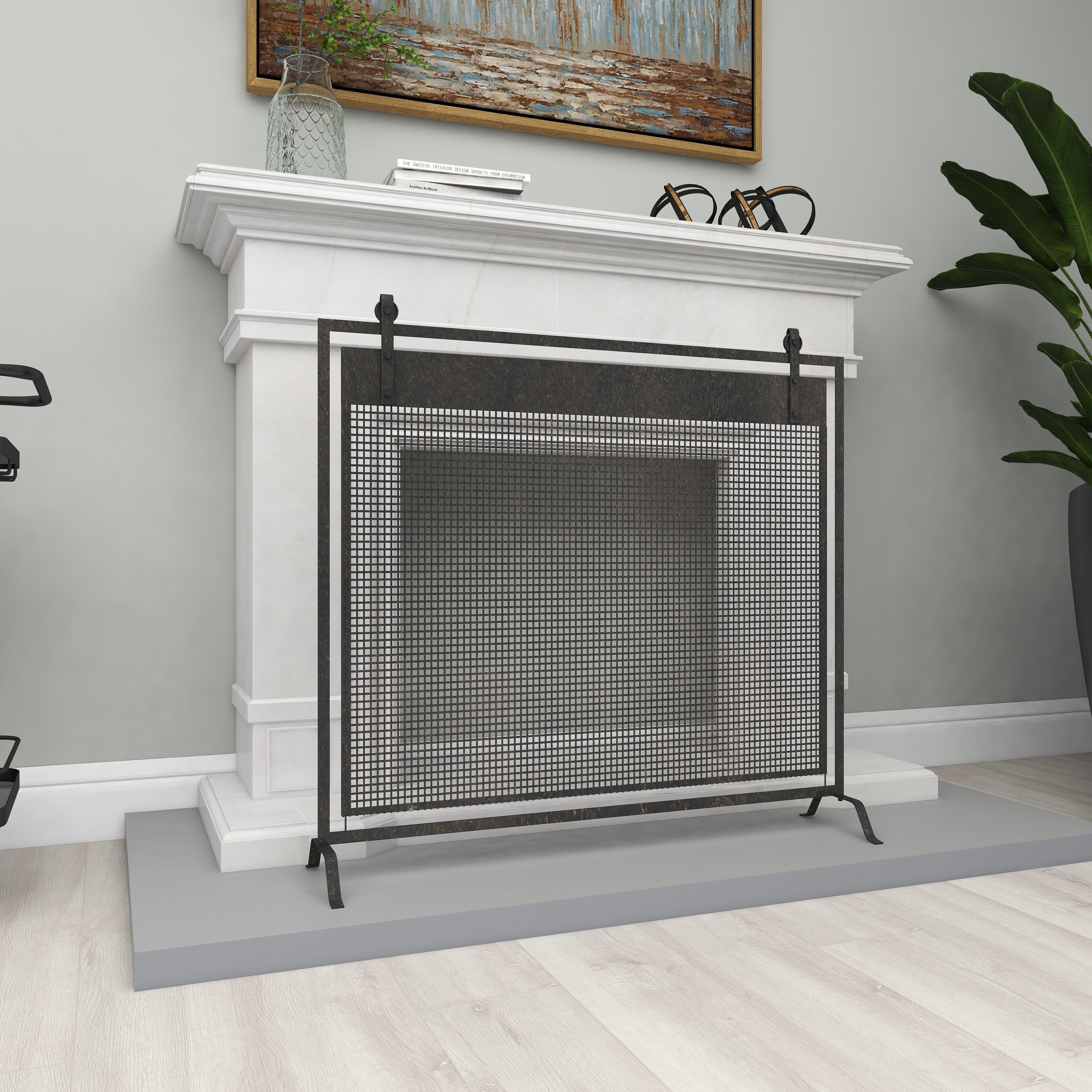 Bayberry Lane 38" x 35" Fireplace Screen, , large