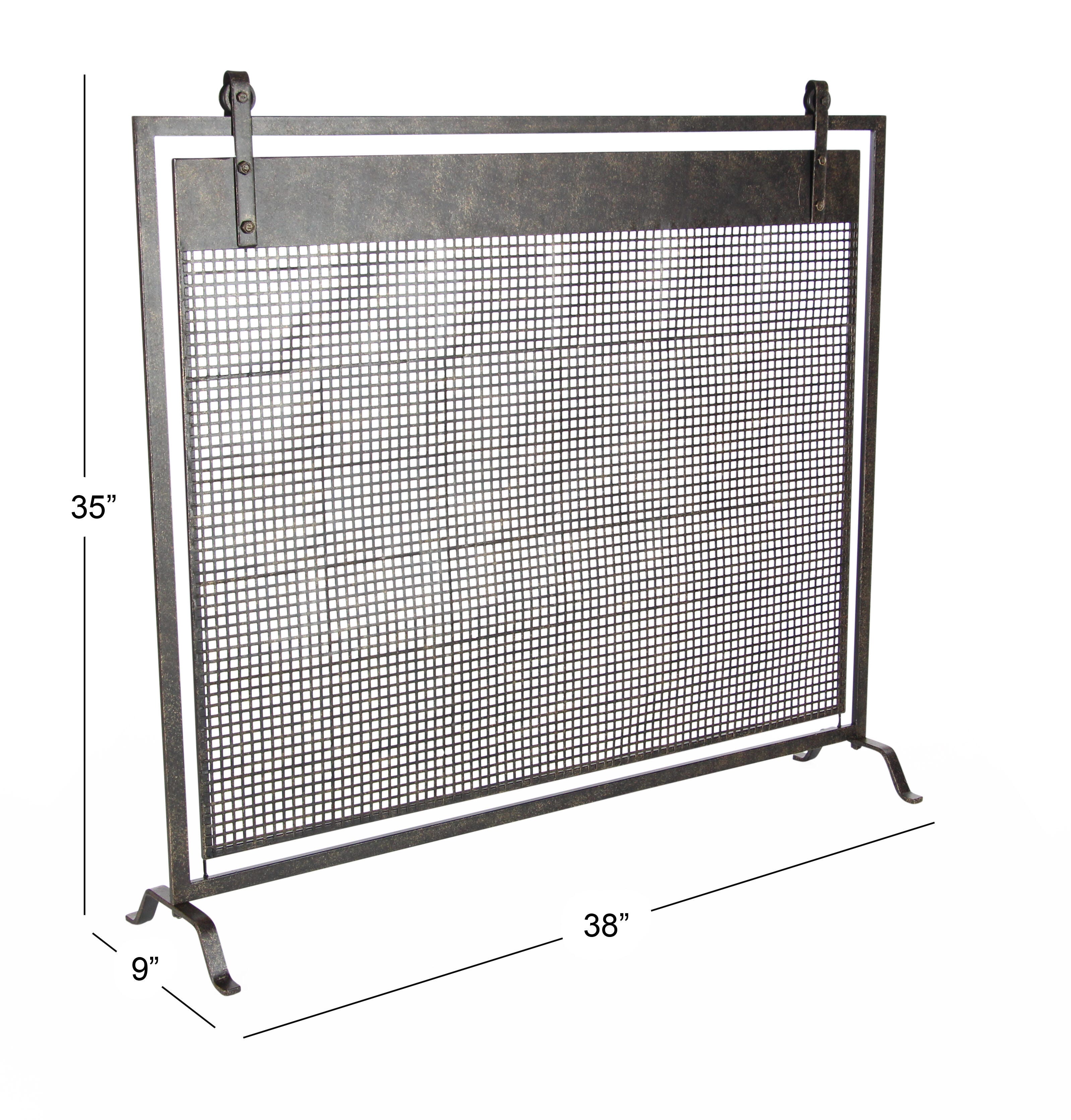 Bayberry Lane 38" x 35" Fireplace Screen, , large
