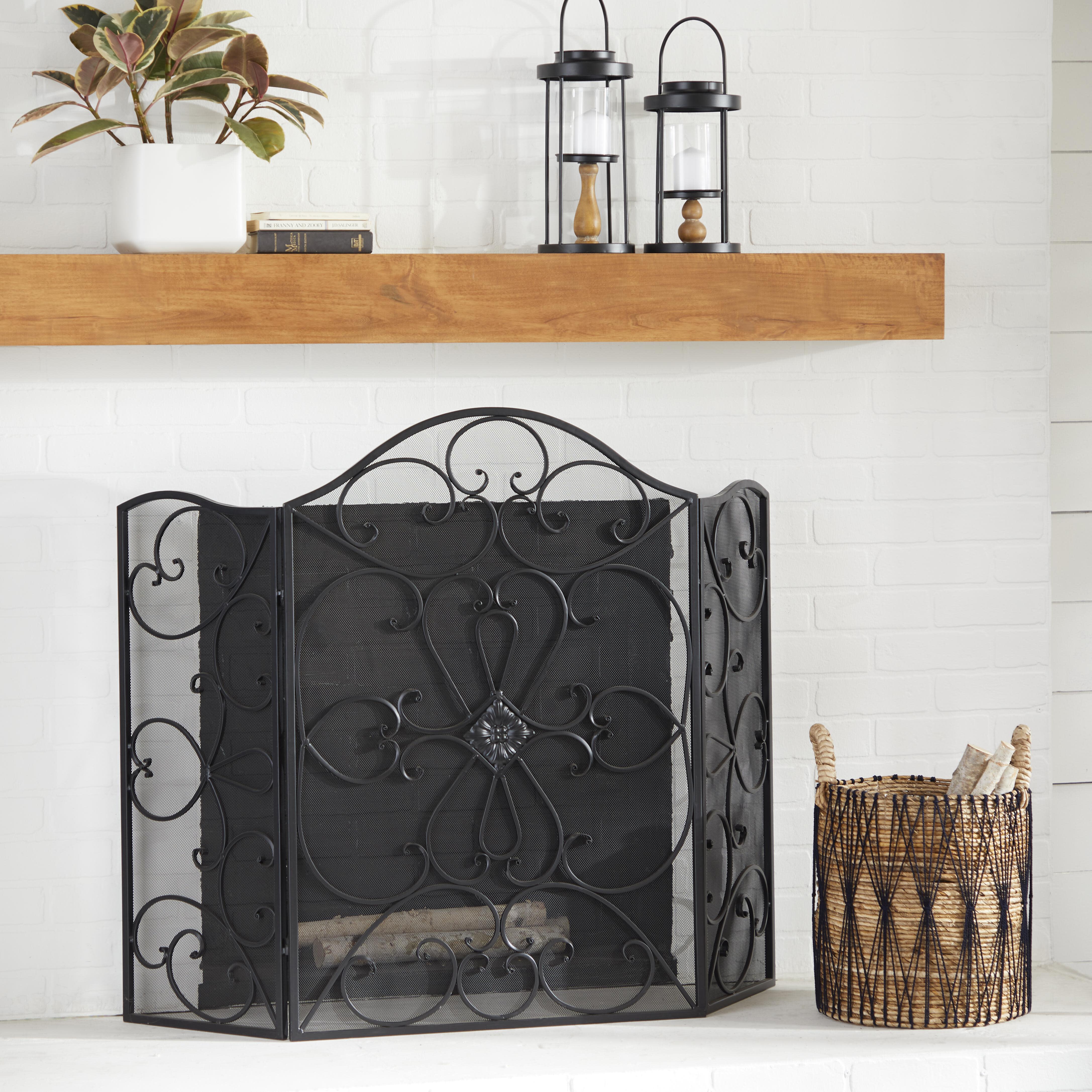 Bayberry Lane 49" x 36" Fireplace Screen, , large