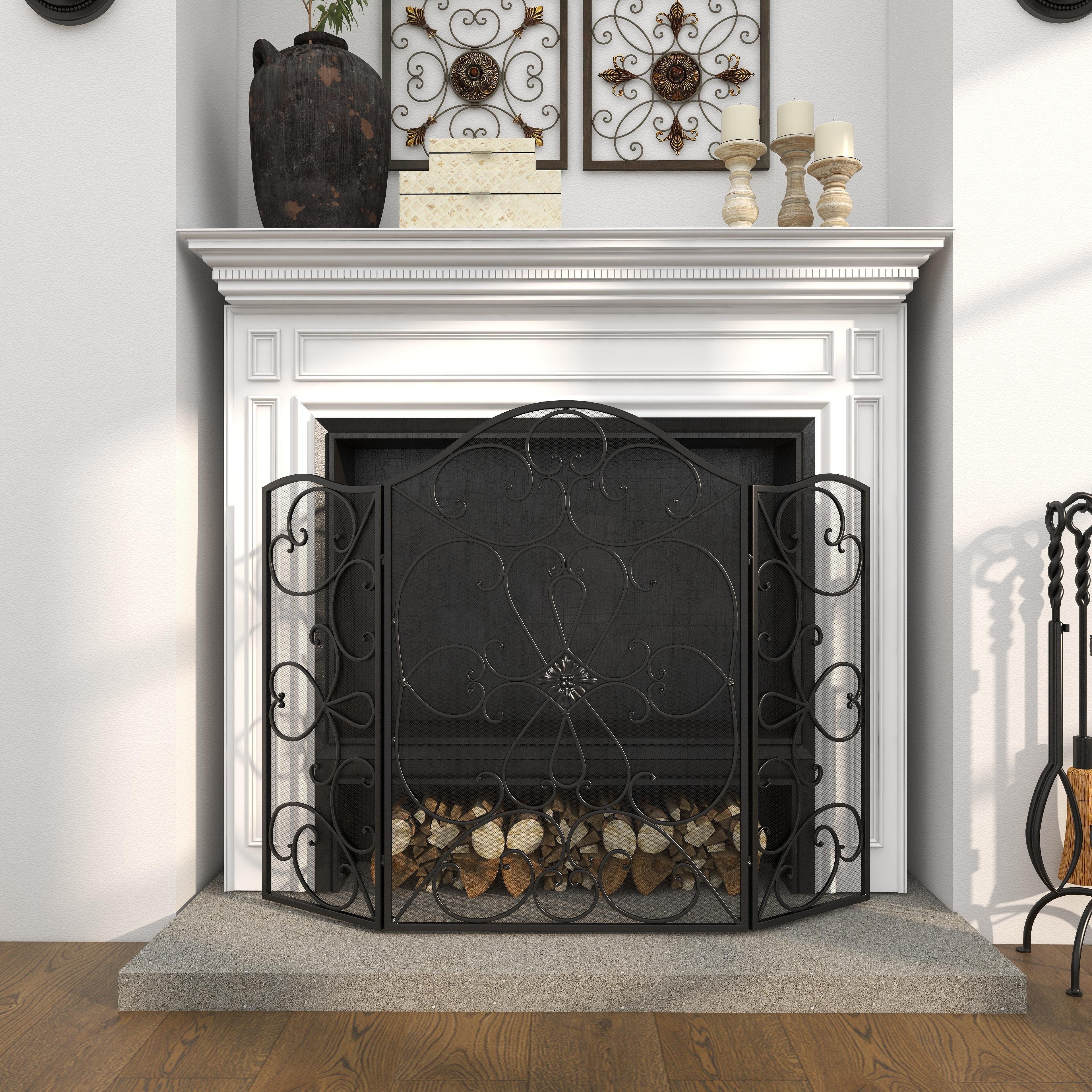 Bayberry Lane 49" x 36" Fireplace Screen, , large