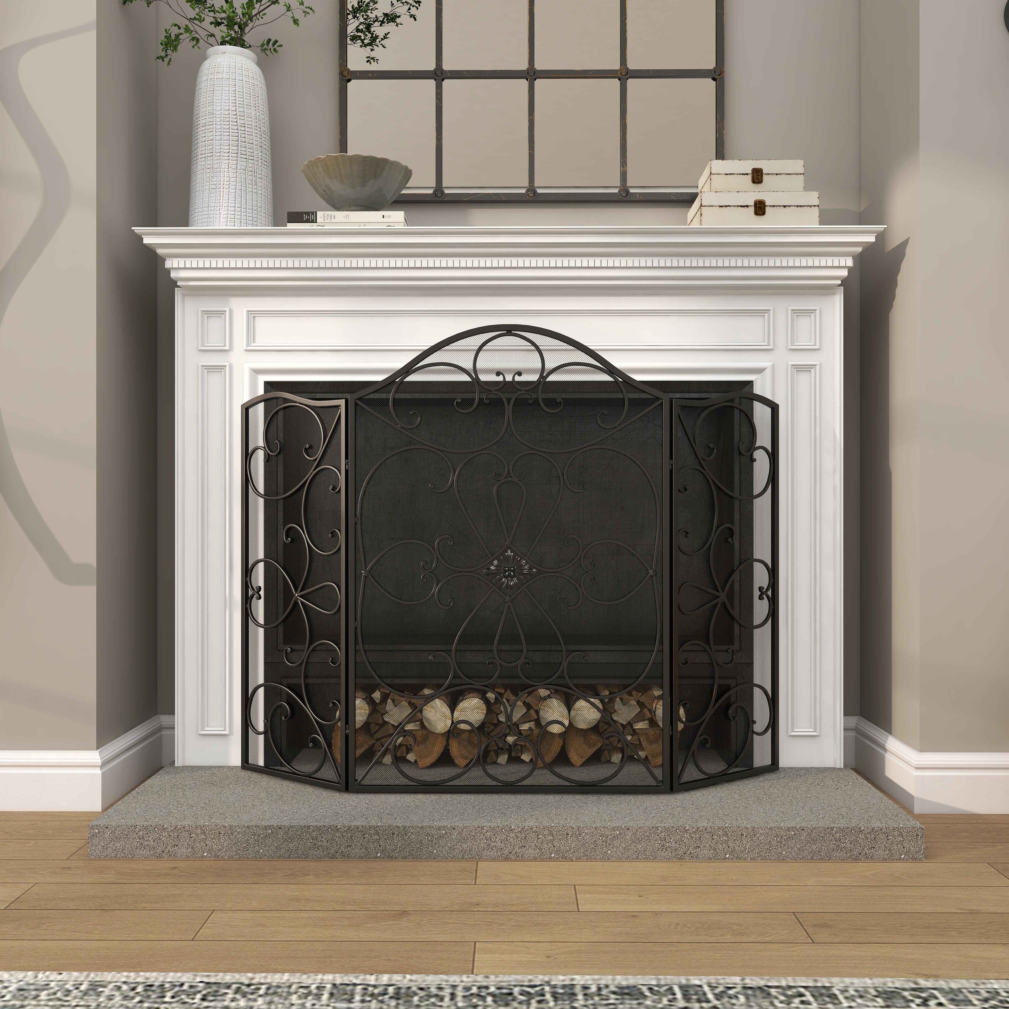 Bayberry Lane 49" x 36" Fireplace Screen, , large