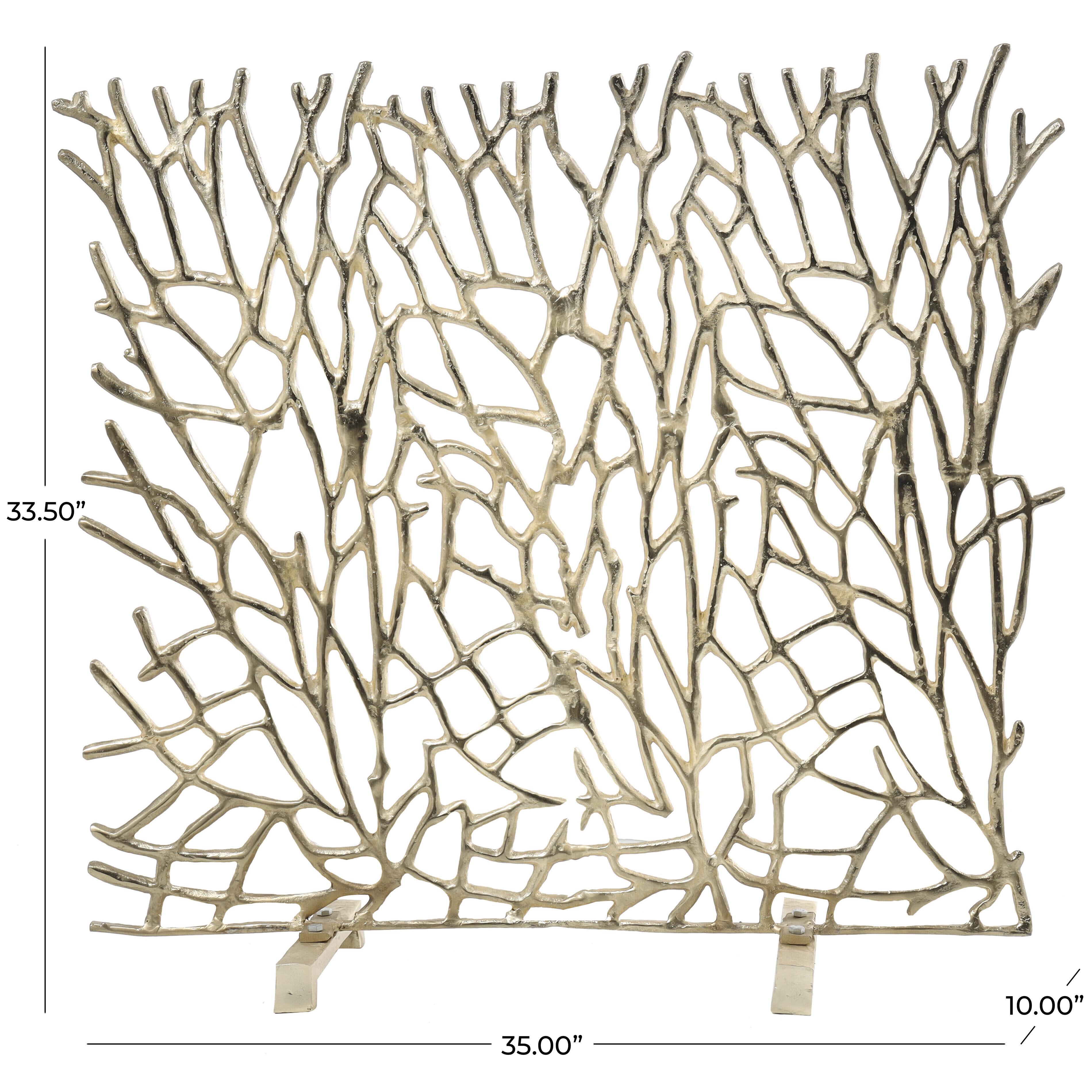 Bayberry Lane 35" x 34" Decorative Fireplace Screen, , large