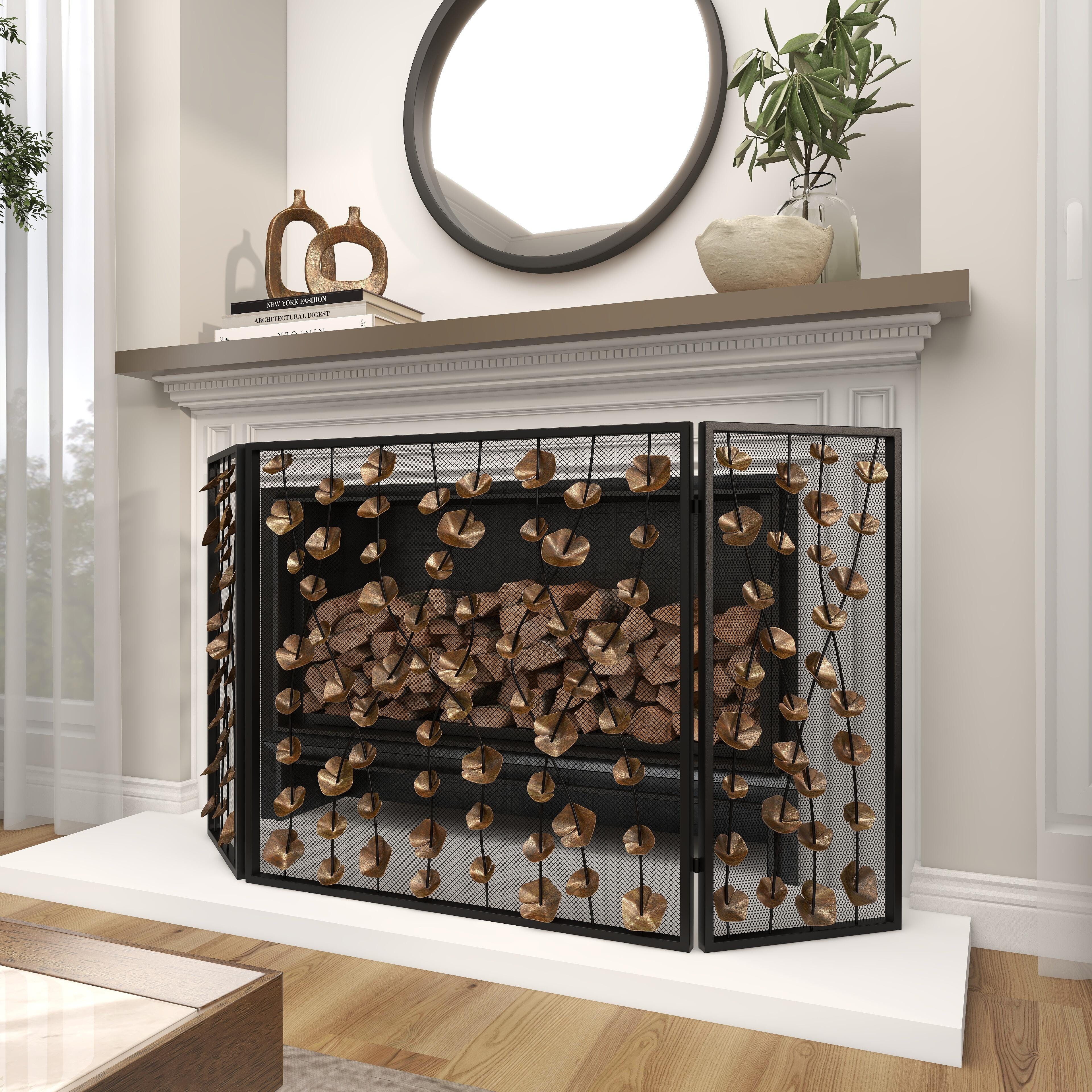 Bayberry Lane 56" x 32" Fireplace Screen, , large