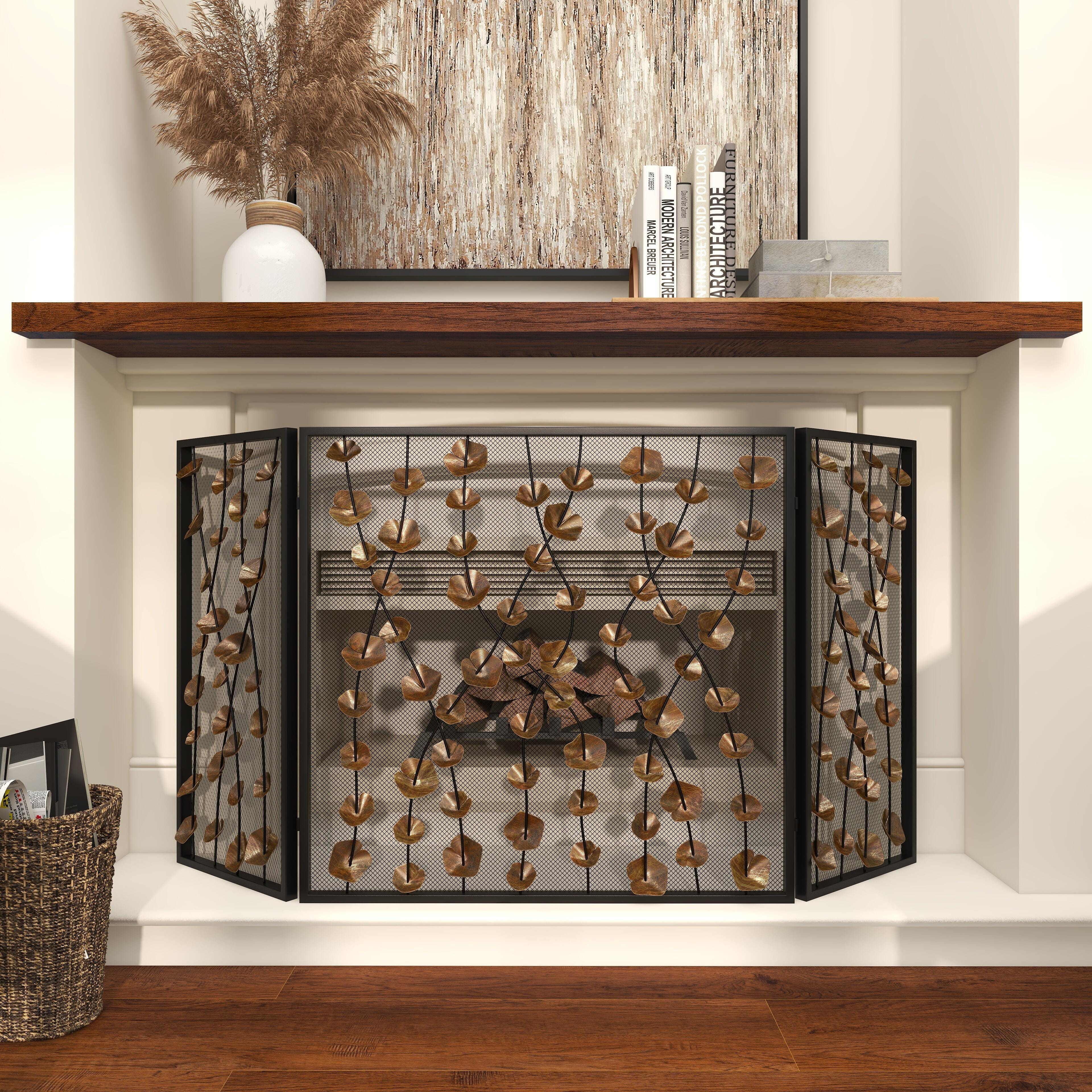 Bayberry Lane 56" x 32" Fireplace Screen, , large