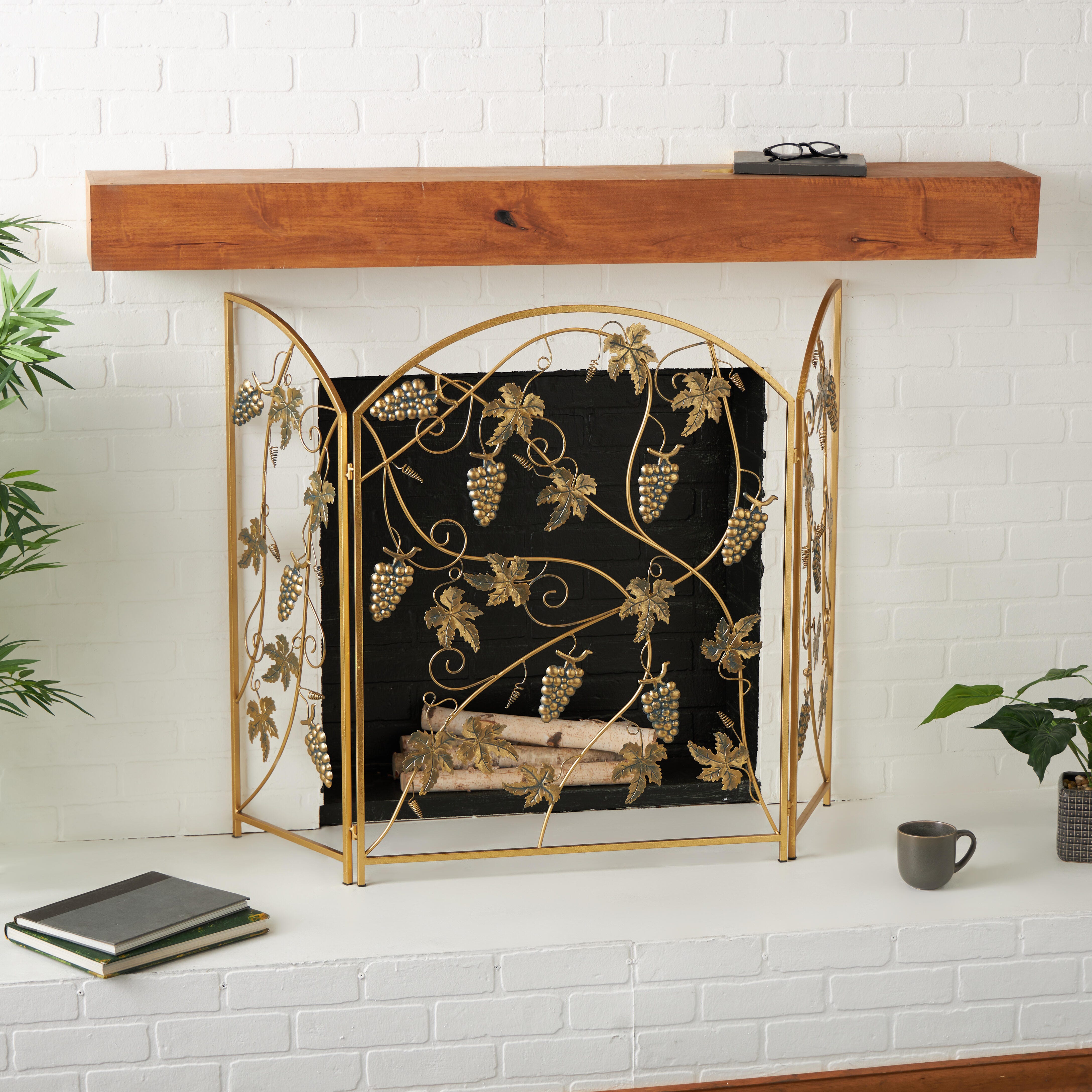 Bayberry Lane 29" x 36" Fireplace Screen, , rollover