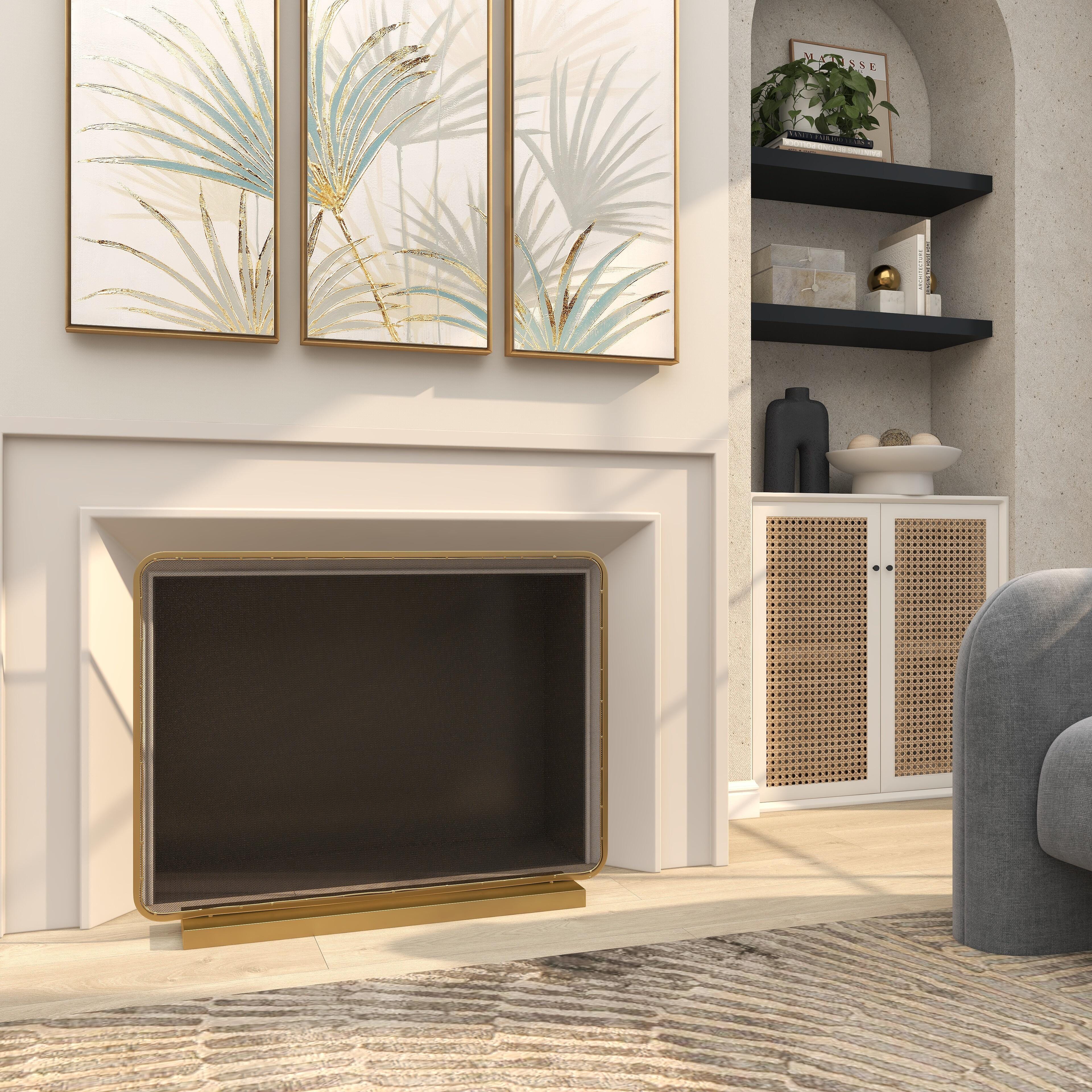 Bayberry Lane 38" x 29" Fireplace Screen, , large