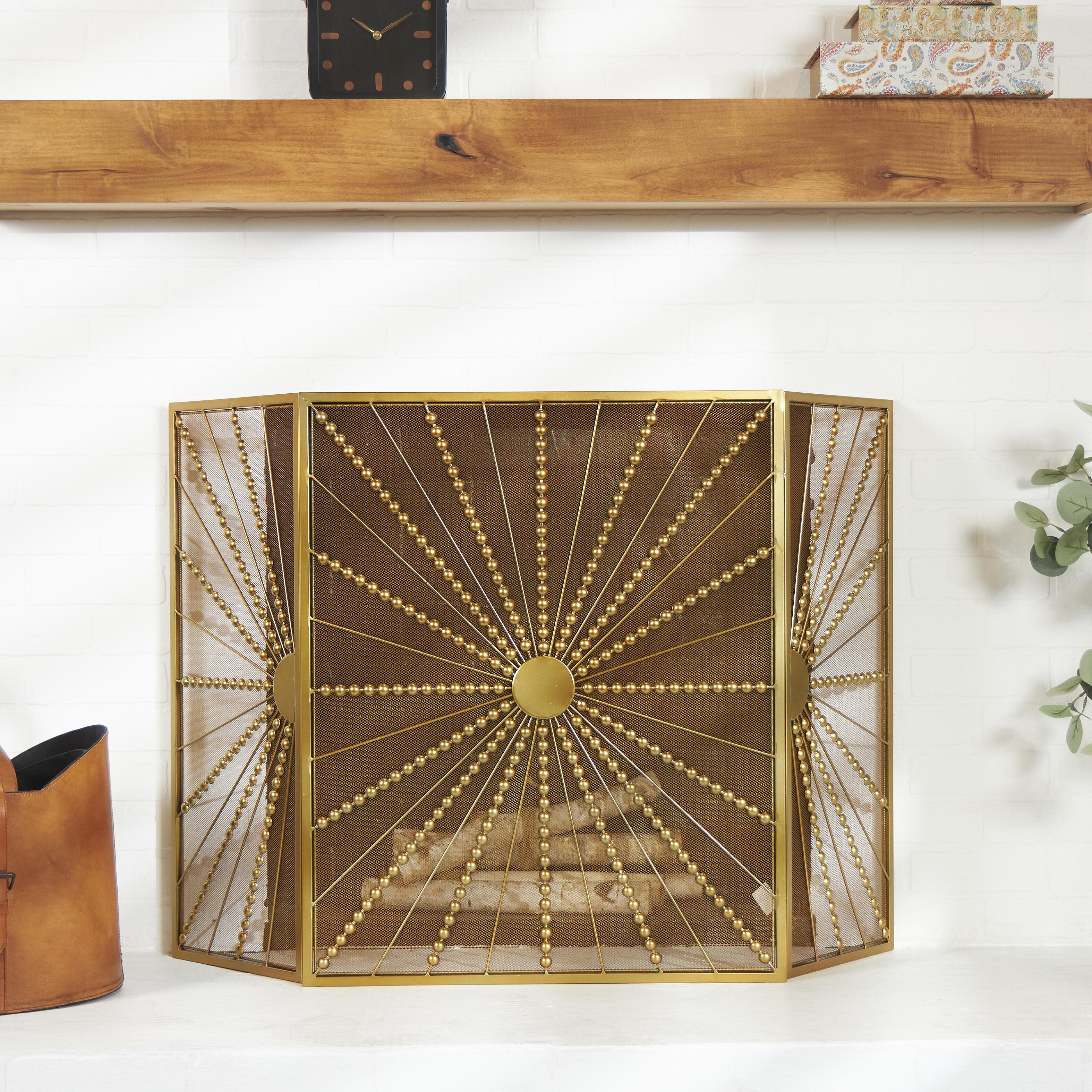 Bayberry Lane 48" x 30" Fireplace Screen, , large