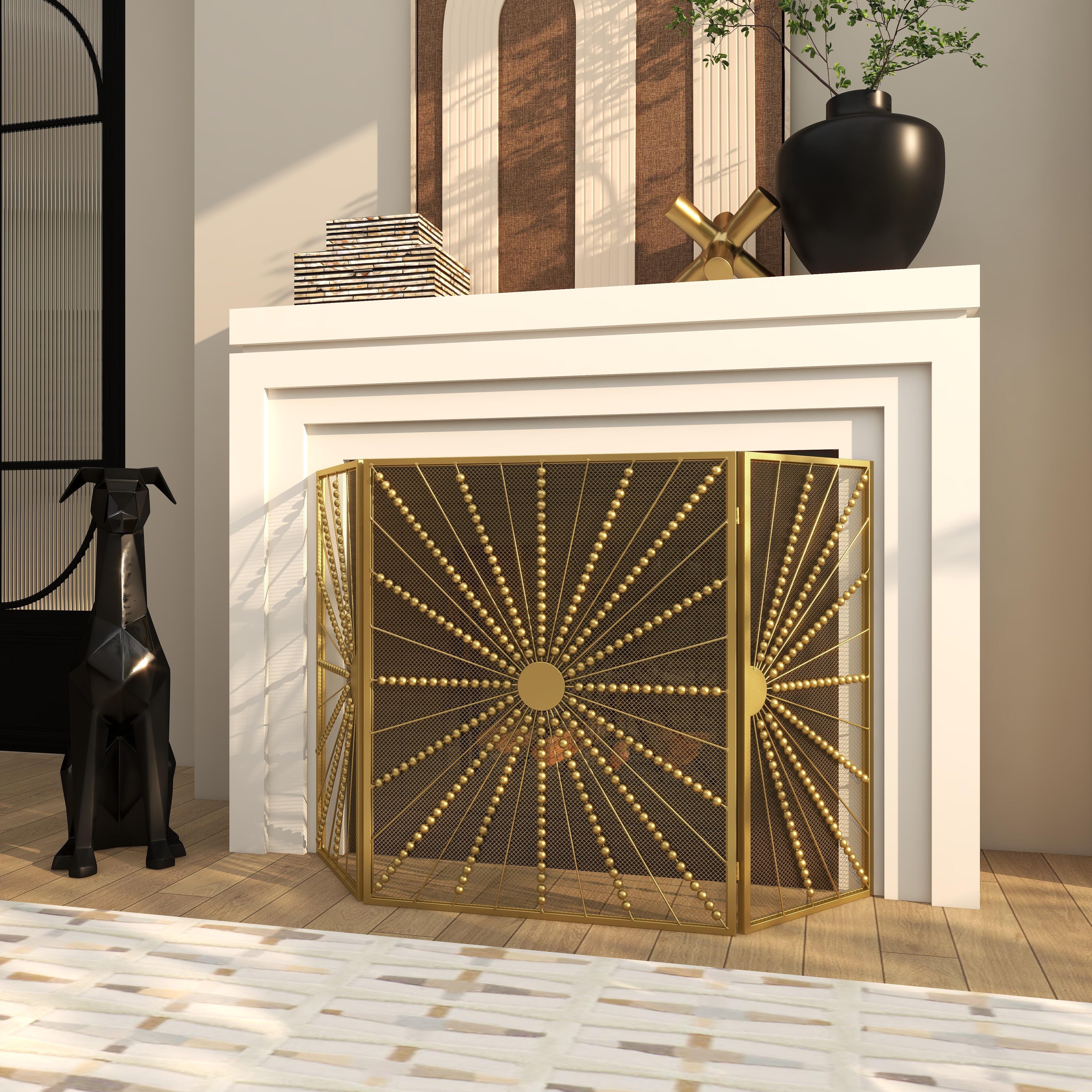 Bayberry Lane 48" x 30" Fireplace Screen, , large