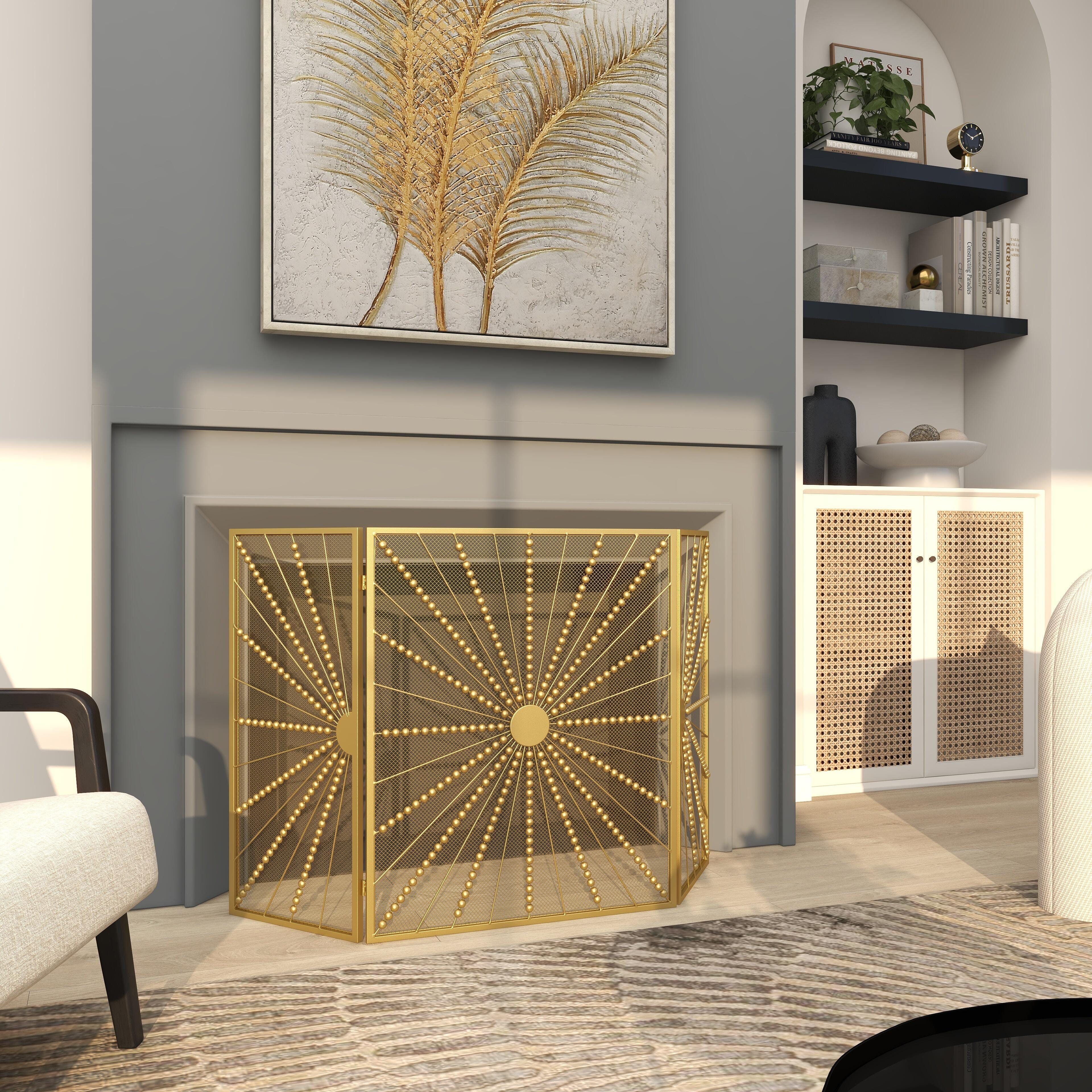 Bayberry Lane 48" x 30" Fireplace Screen, , large