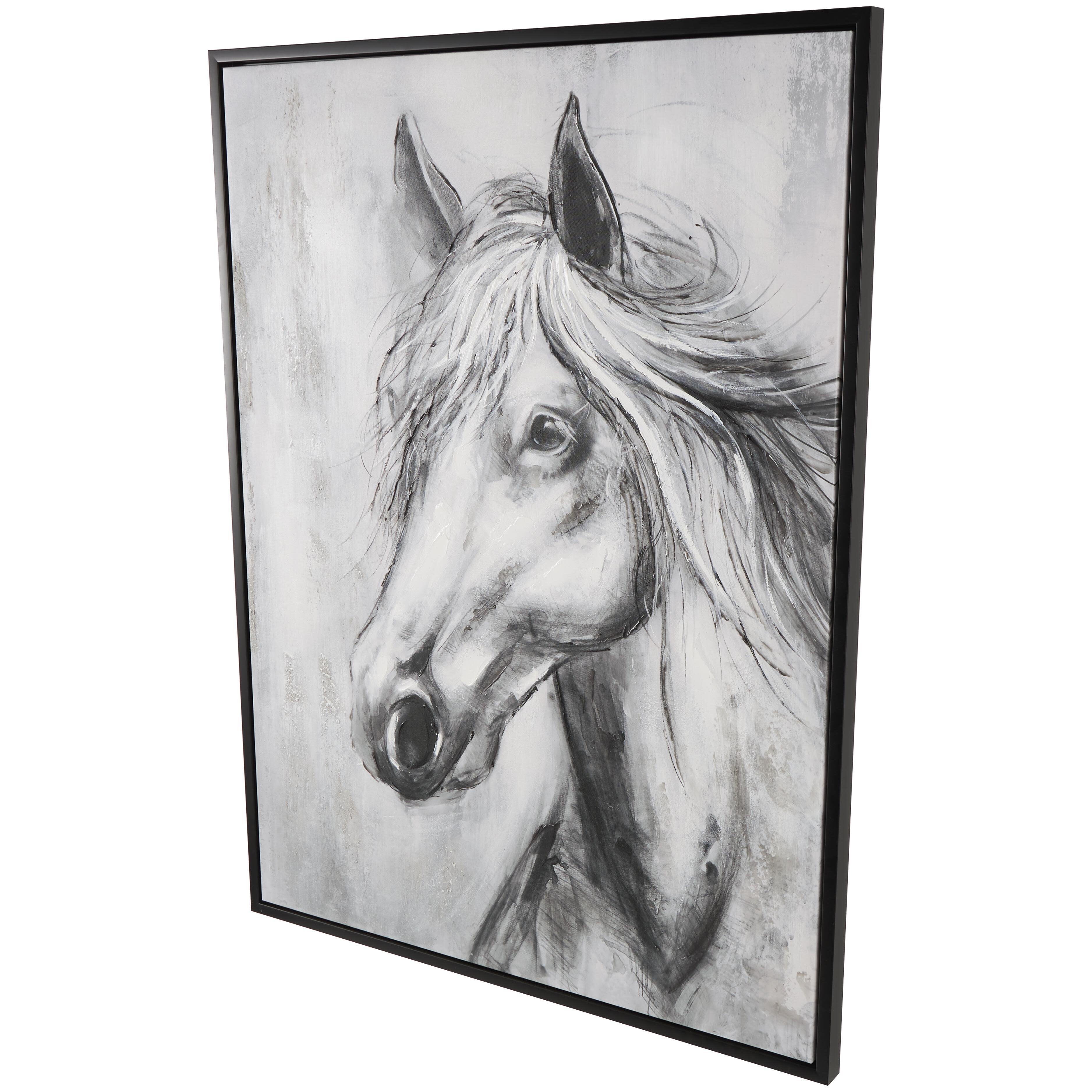 Bayberry Lane Horse Wall Art 36" x 47", , large