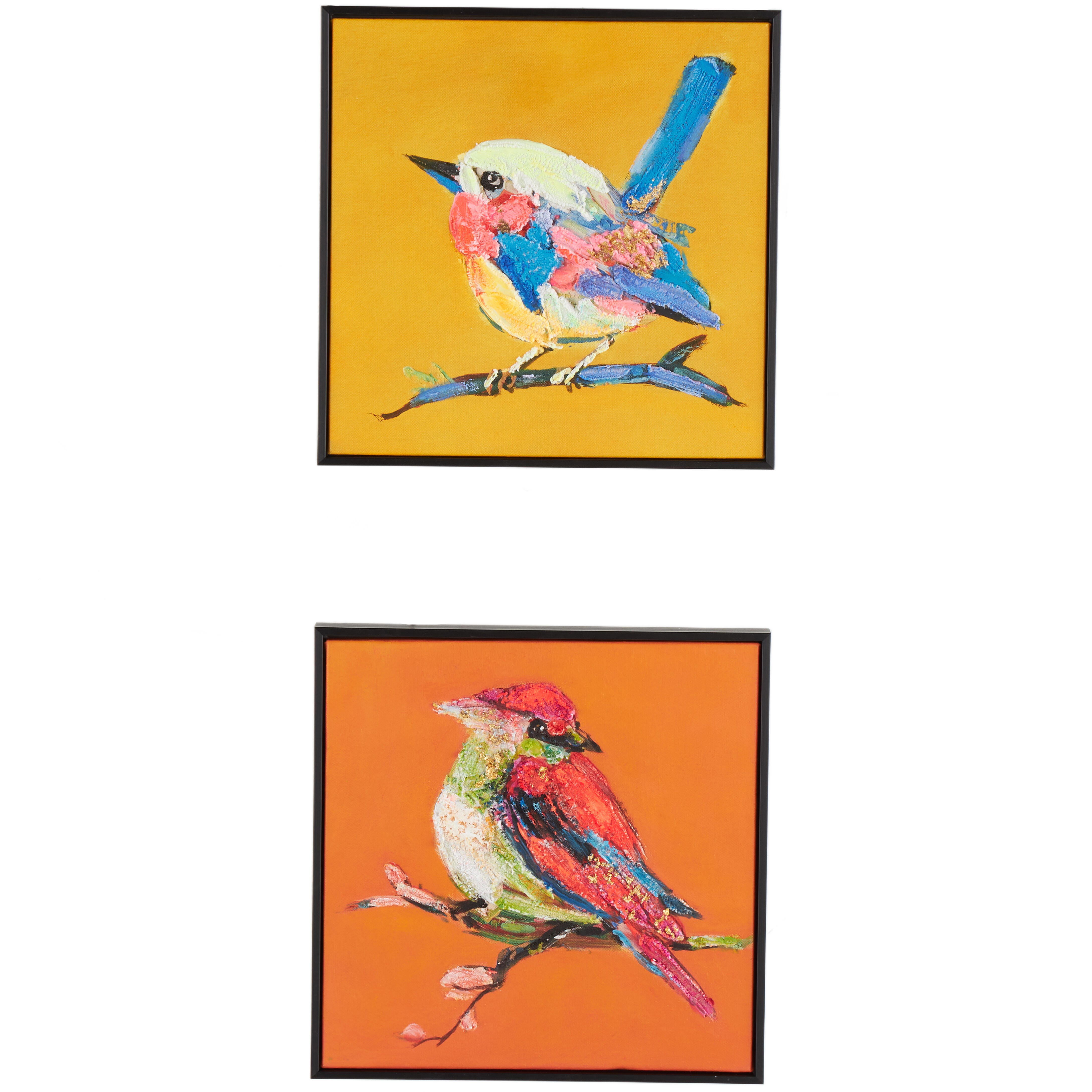 Bayberry Lane Bird Wall Art 12" x 13" (Set of 2), , large