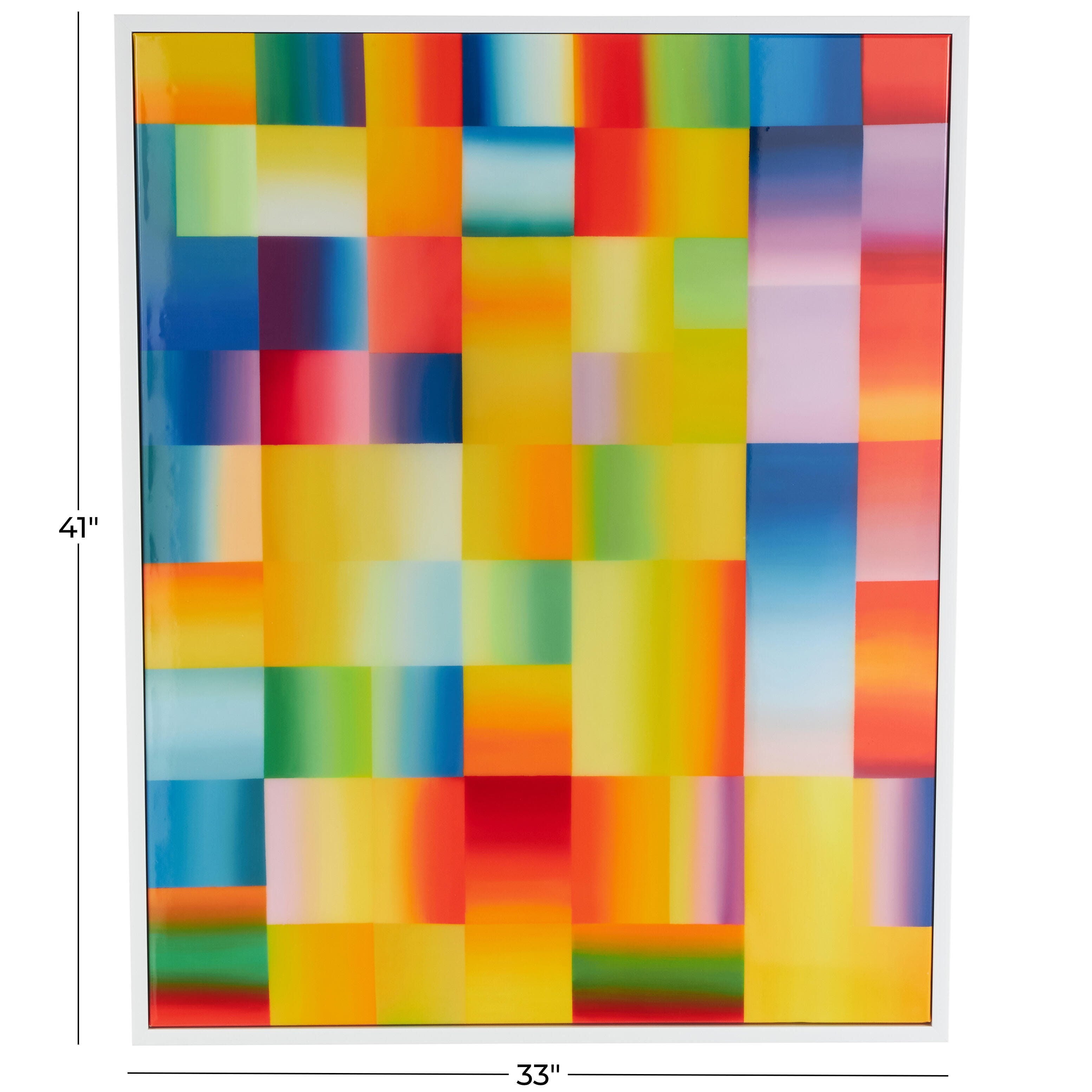Bayberry Lane Geometric Wall Art 33" x 41", , large
