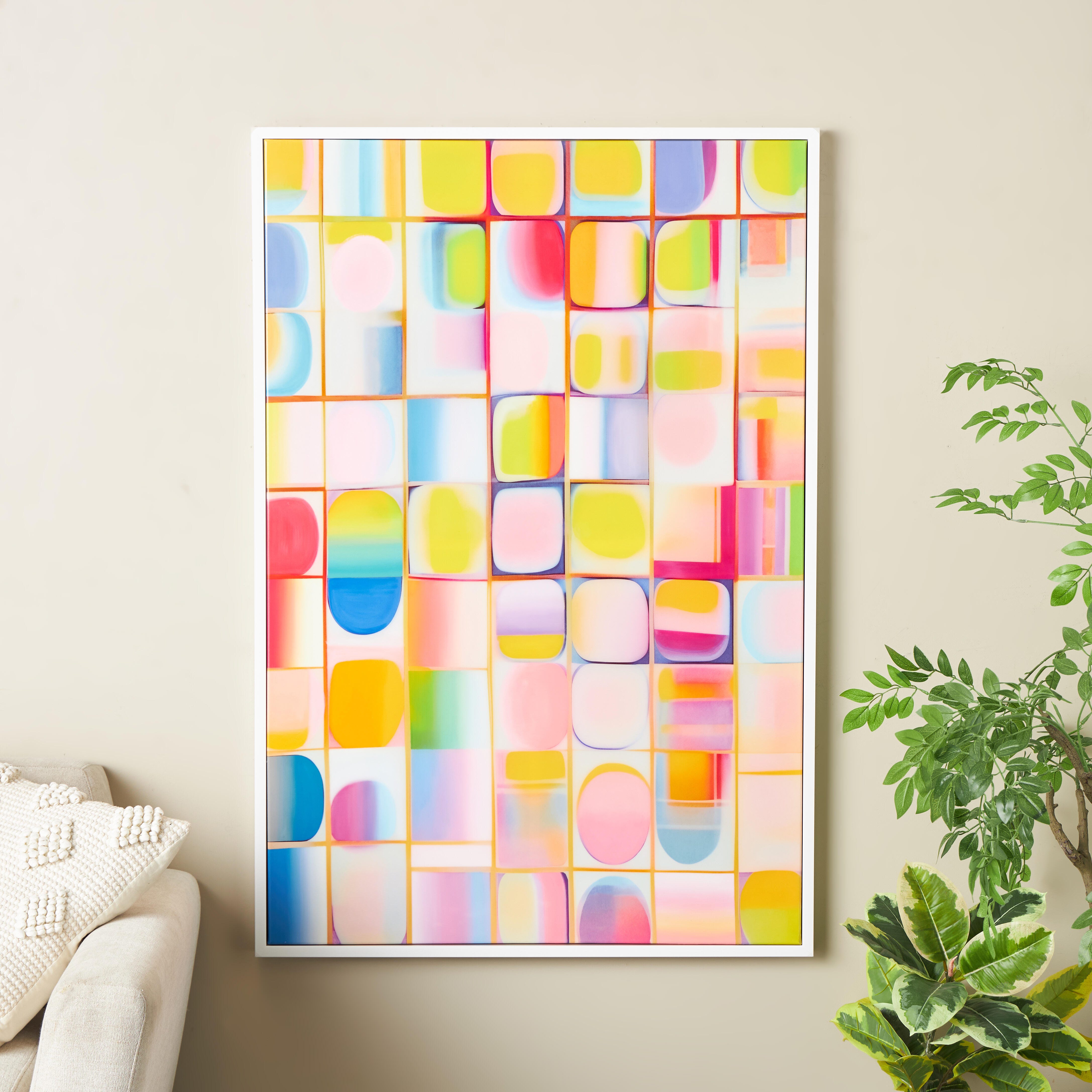 Bayberry Lane Geometric Wall Art 33" x 49", , rollover