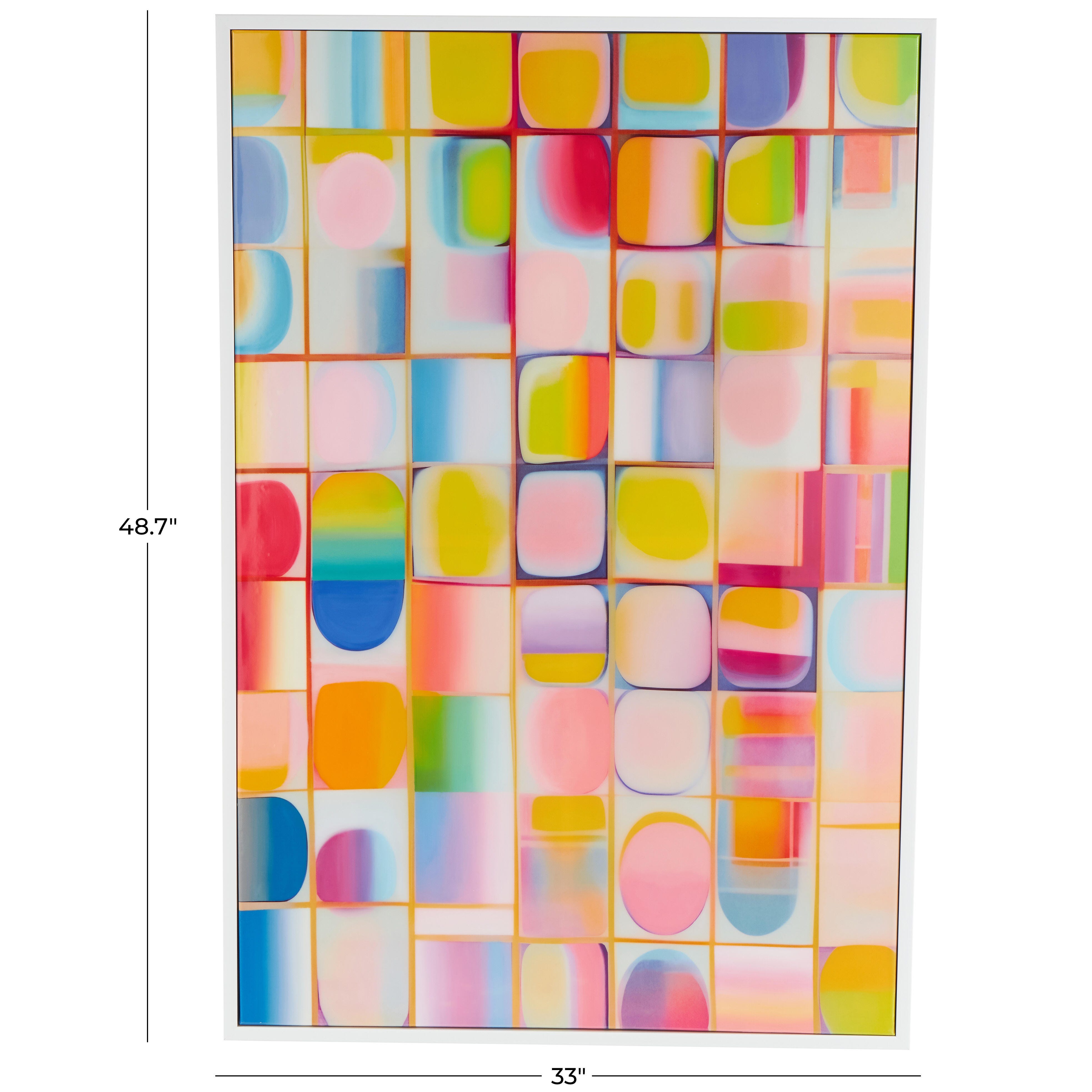 Bayberry Lane Geometric Wall Art 33" x 49", , large