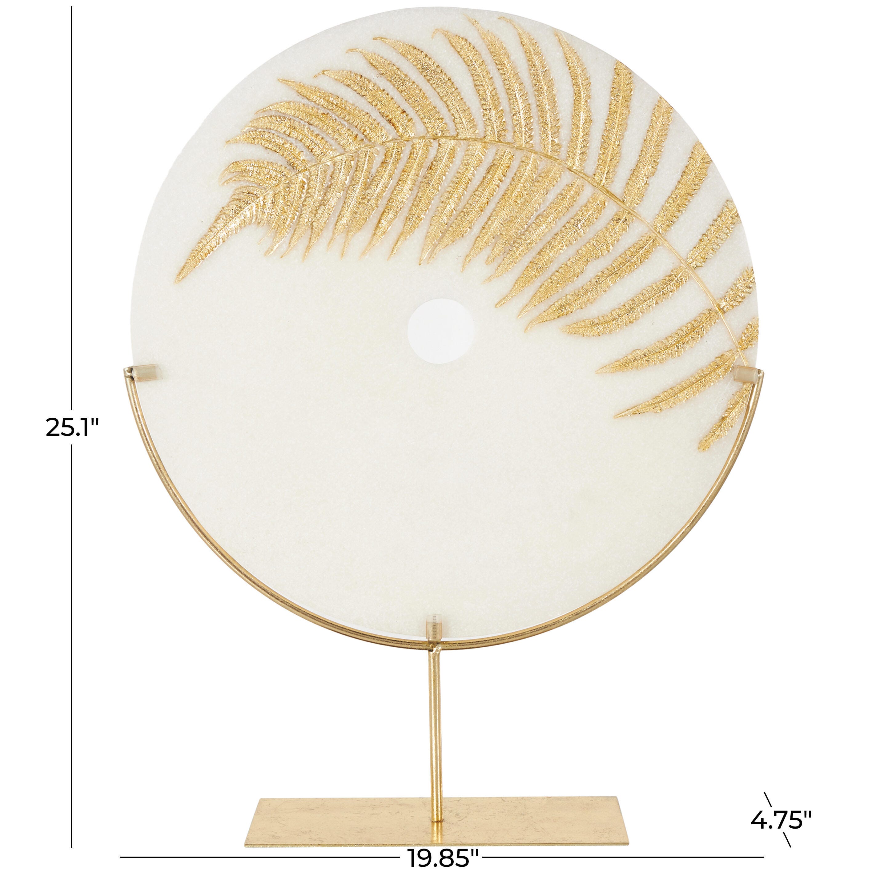 Bayberry Lane Leaf Sculpture with Stand, , large